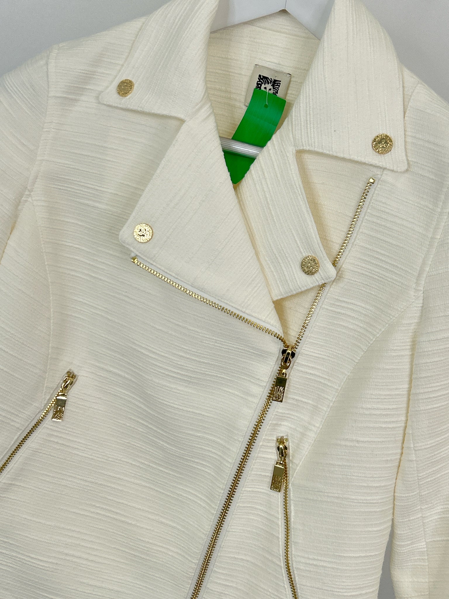 ANNE KLEIN Size XS Ivory Women Jacket