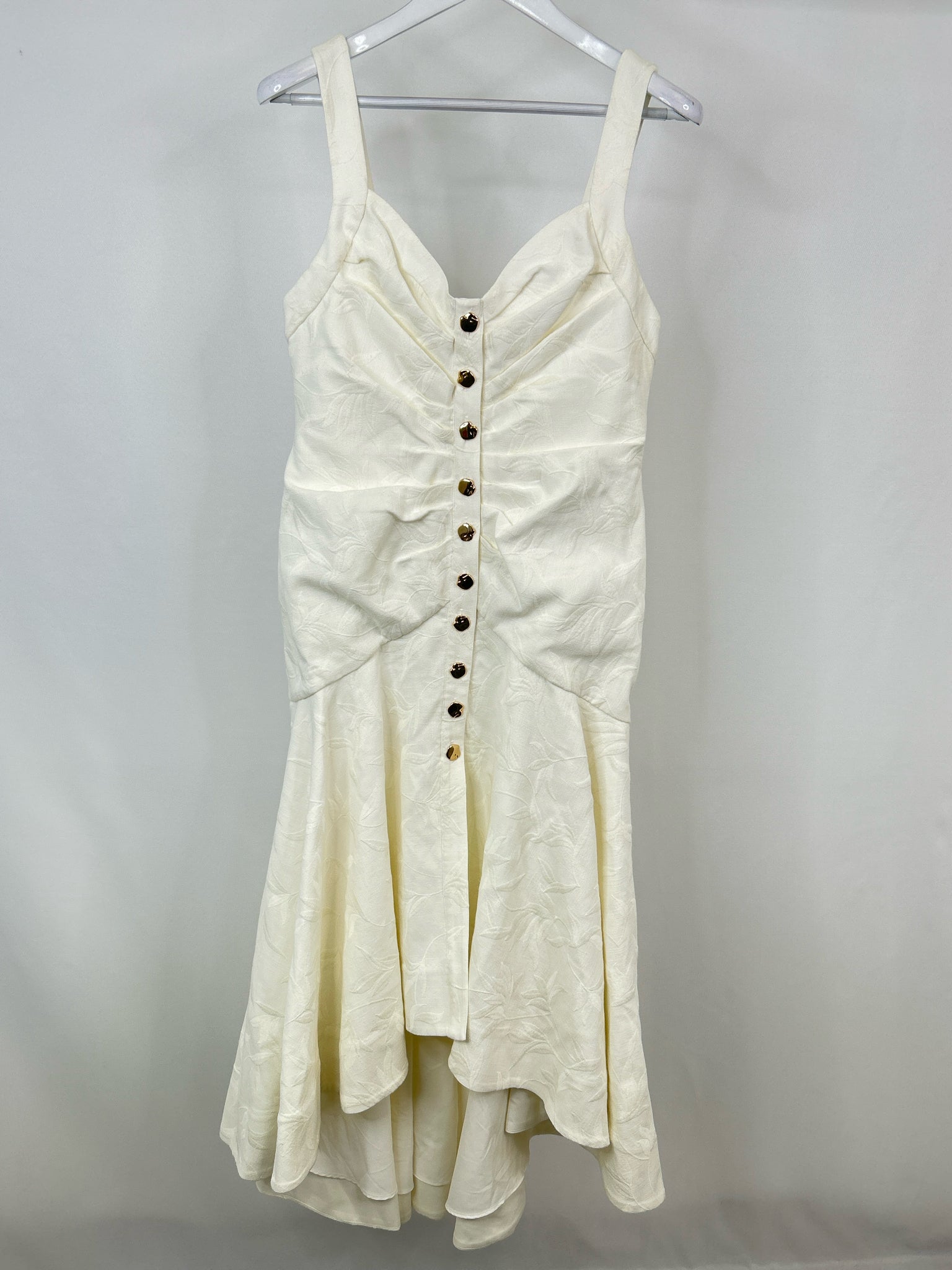 Acler Size 10 Ivory Women Dress NWT