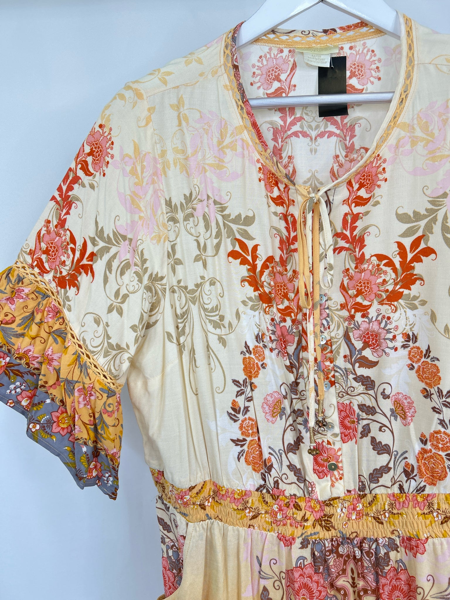 CITY CHIC Size M/18 Yellow Women Dress