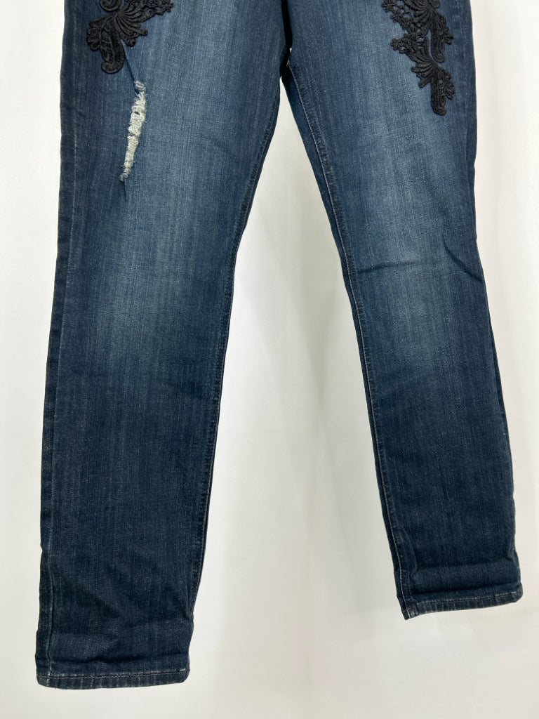 KUT Women Size 10 Blue Denim Katy Boyfriend Jeans NWT