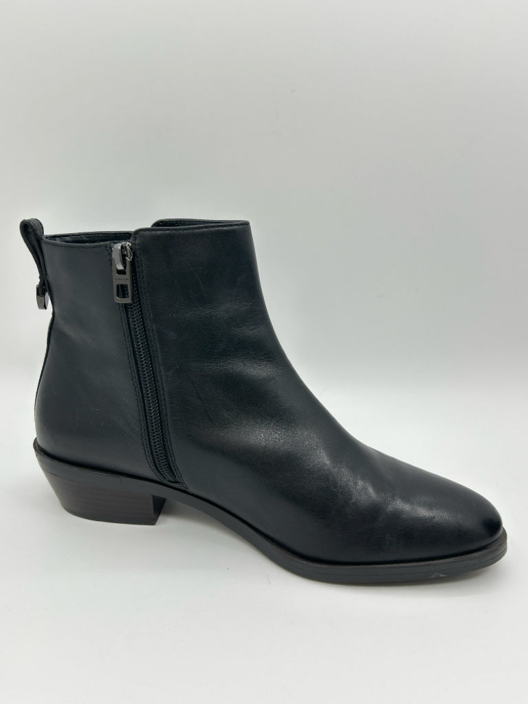 Coach Women Size 8.5 Black Leather Booties