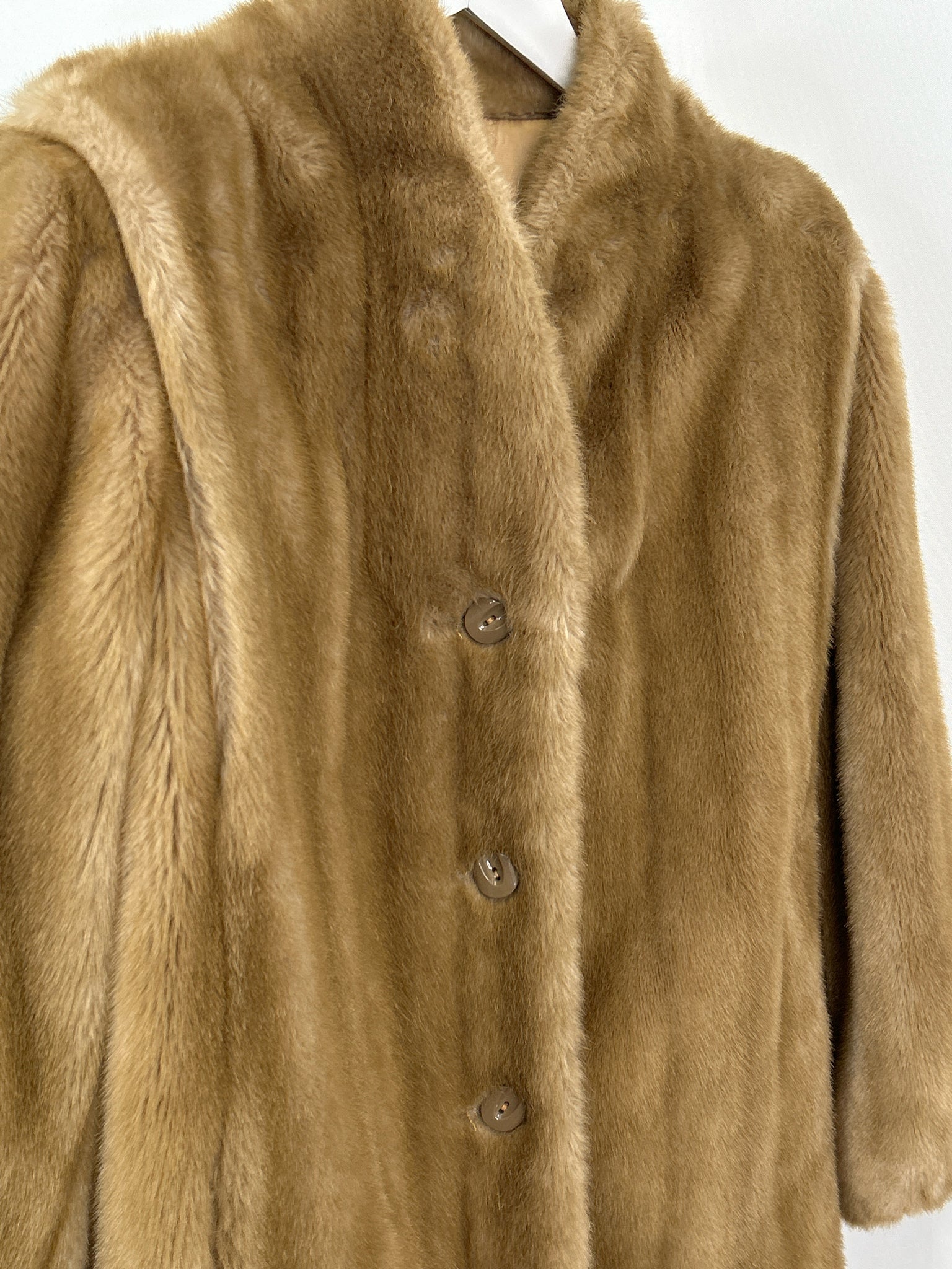 GRANDELLA Size 12 Beige Women Coat