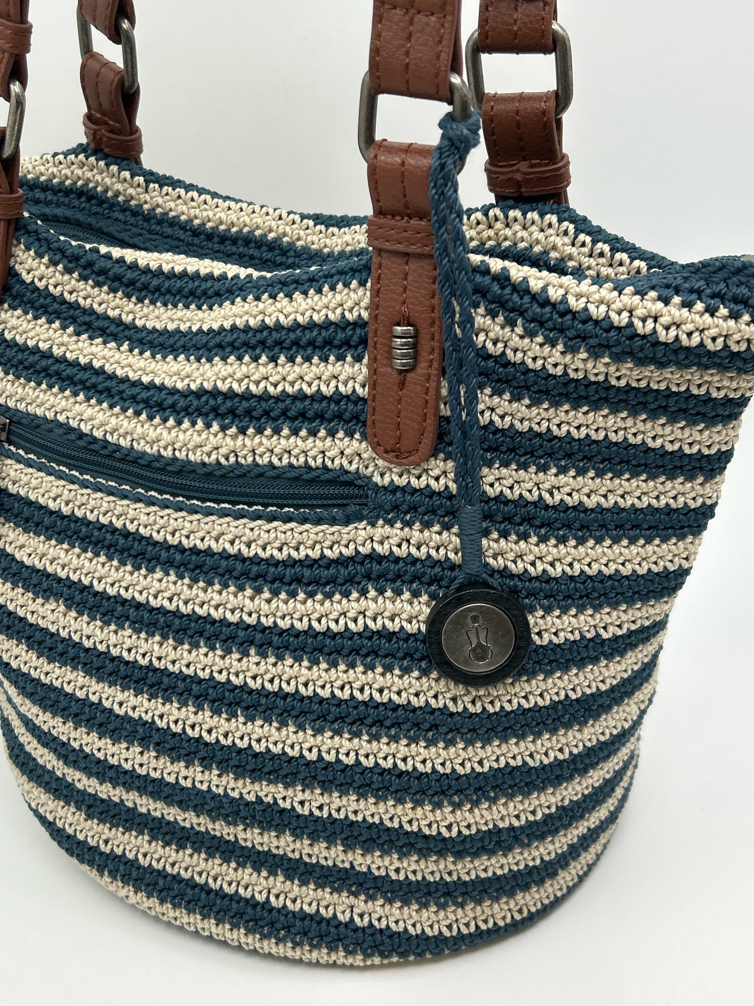 THE SAK BLUE AND BEIGE Women Purse