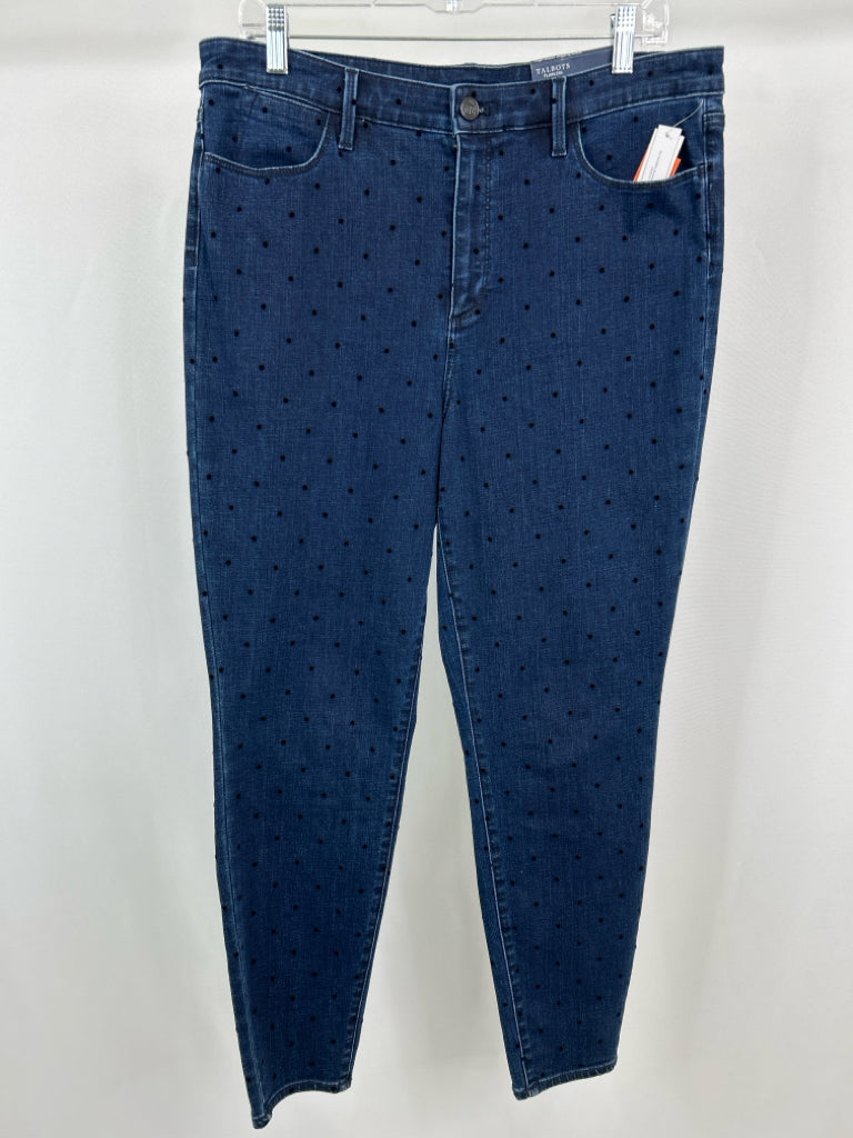 TALBOTS Women Size 14 BLUE DENIM jeans