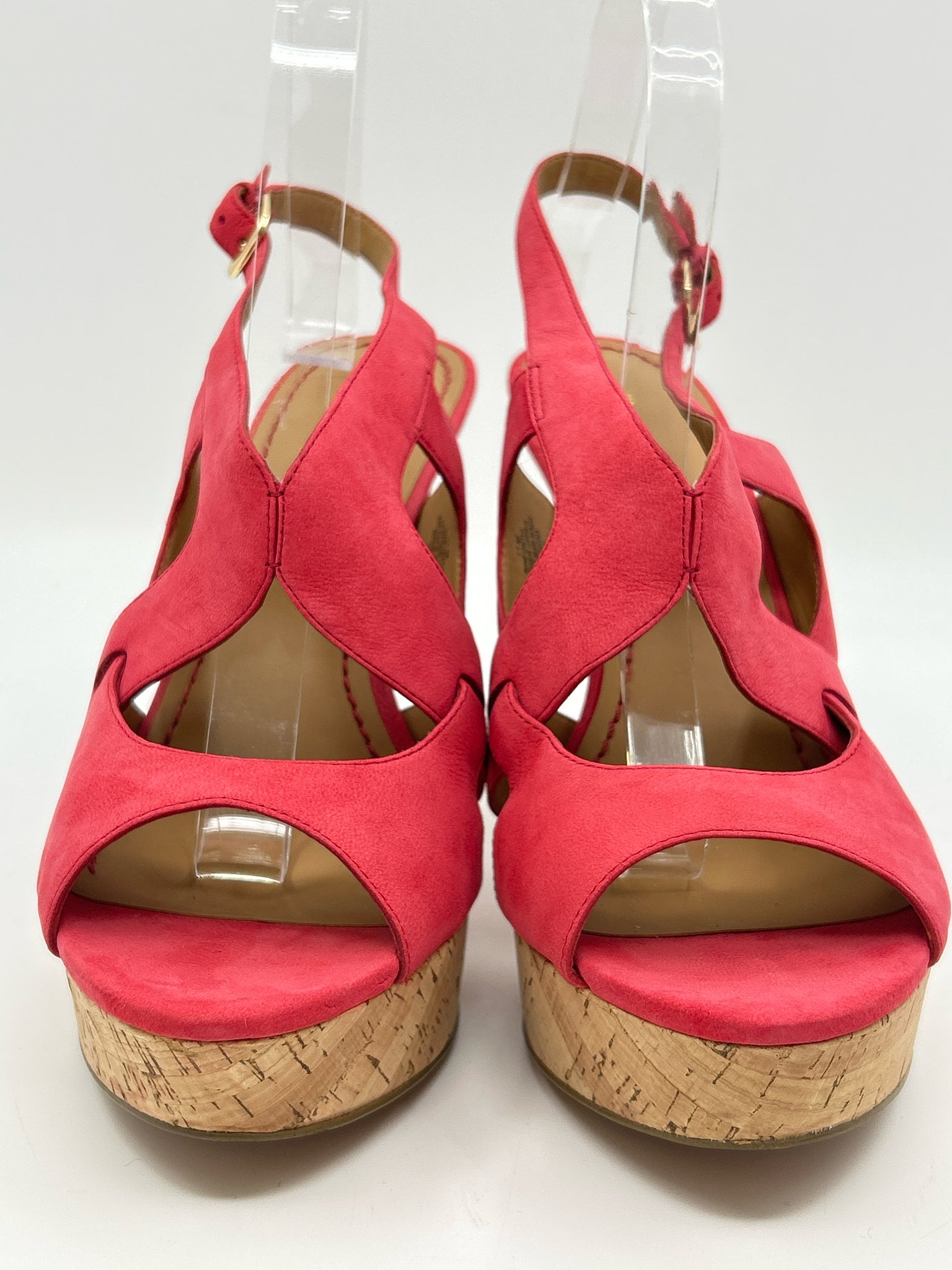 NINE WEST Size 11M salmon Women Sandal NWOB