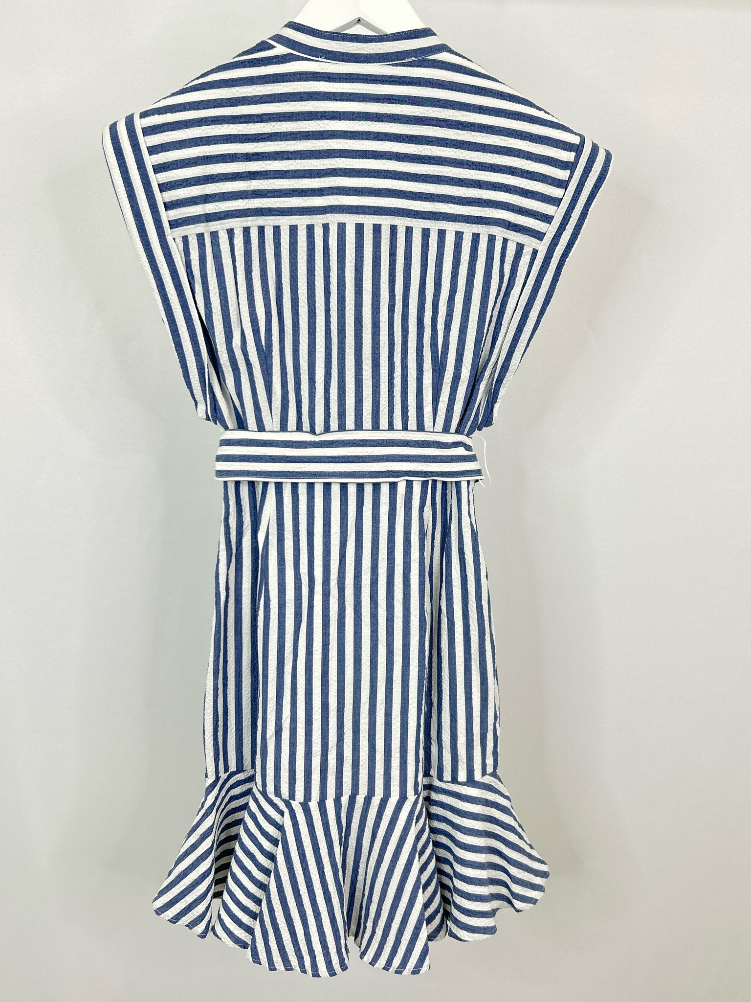 Veronica Beard Jeans Size 0 Blue Striped Women Dress