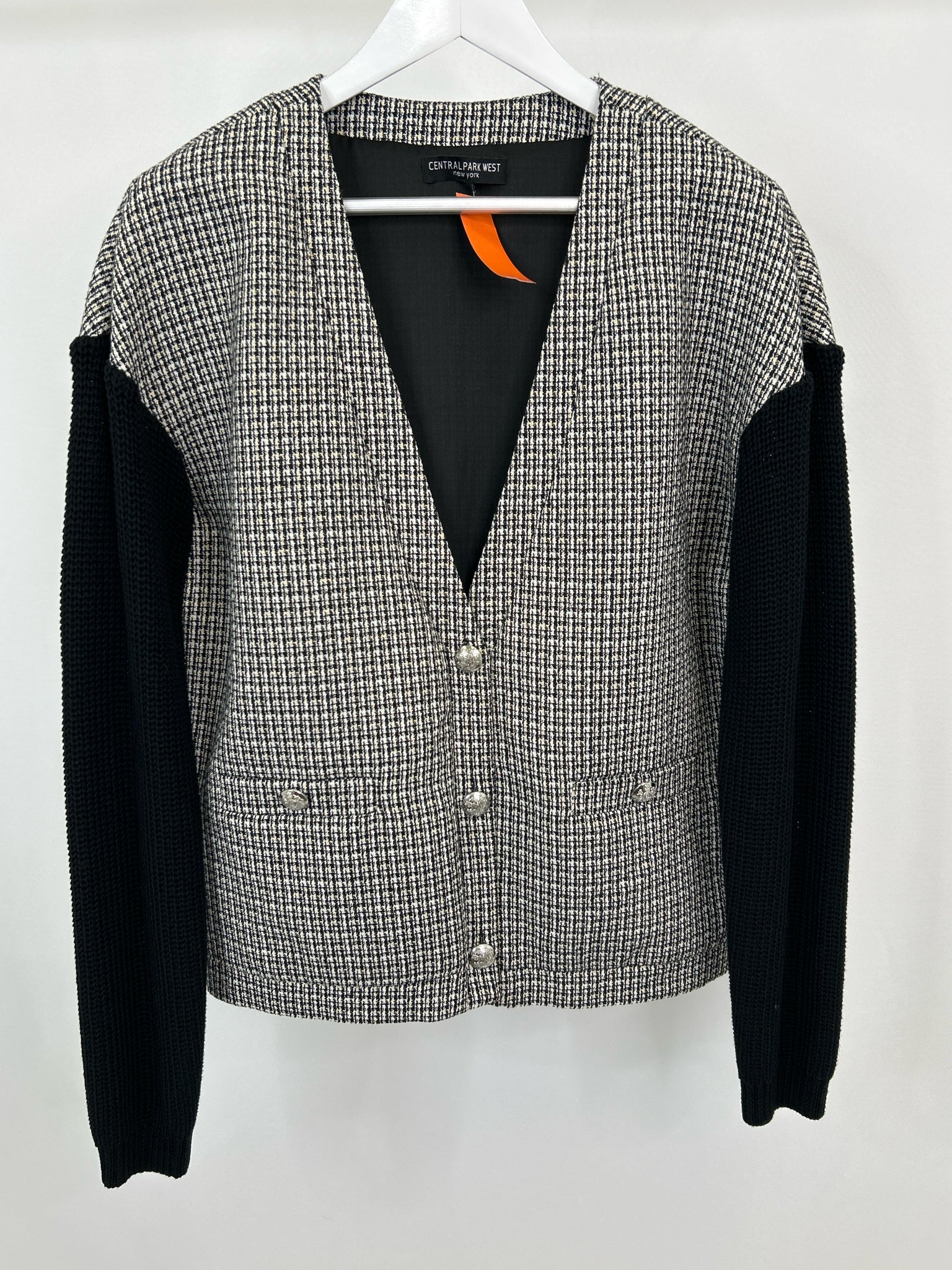 CENTRAL PARK WEST Size S Black & White Women Jacket