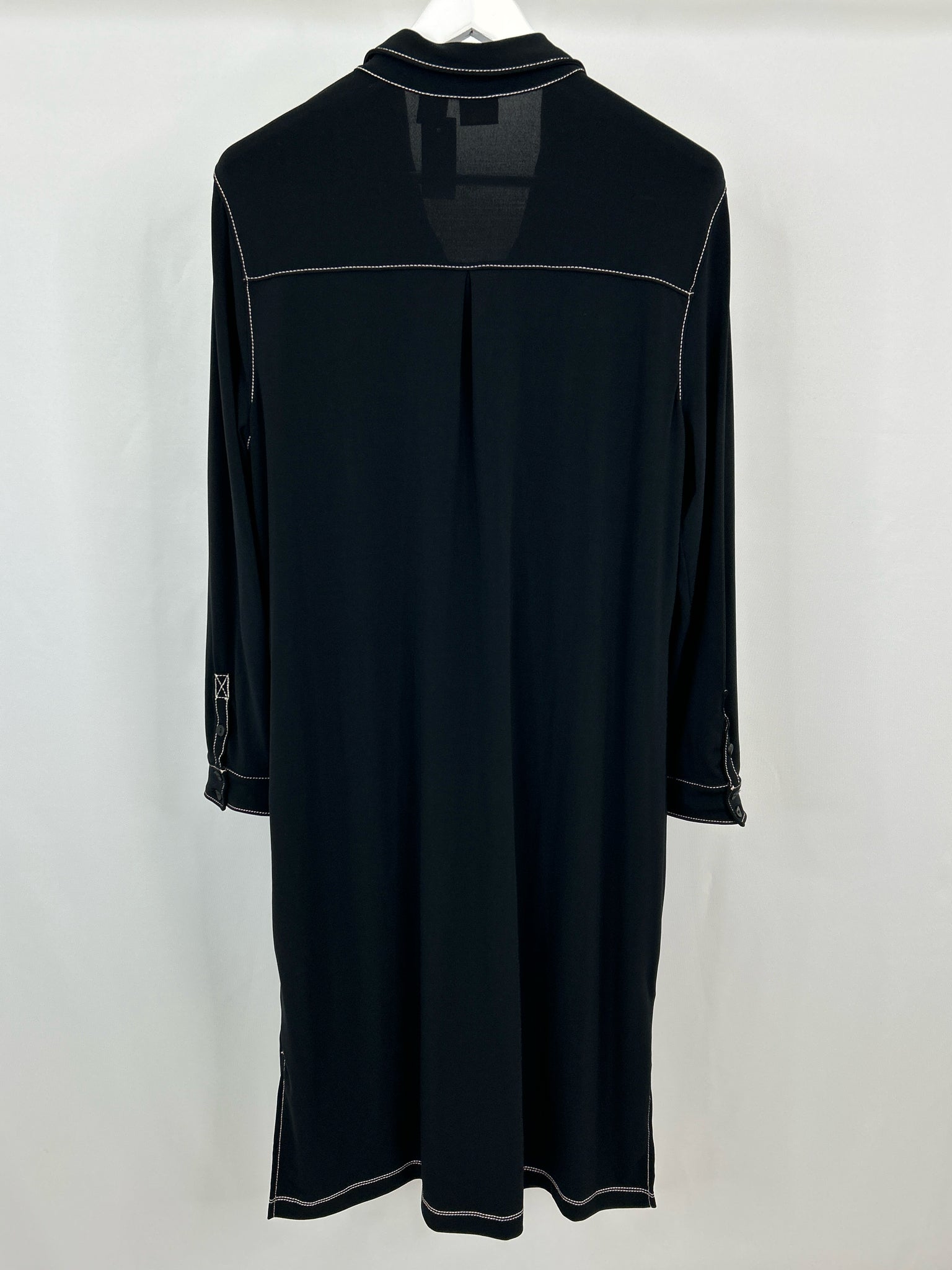 CHICO'S Size 12/14 Black Women Dress