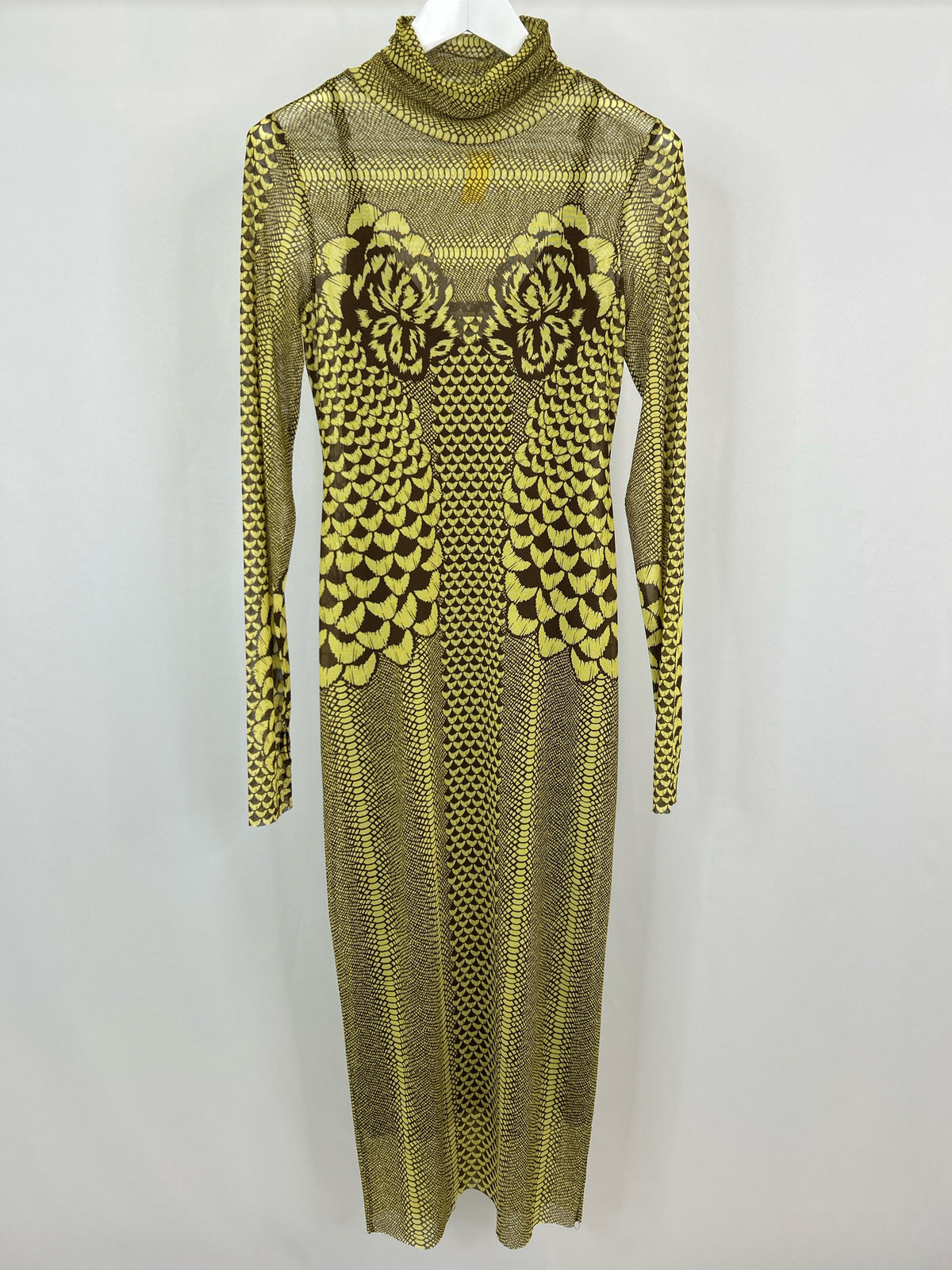 AFRM Size L Yellow and brown Women Dress