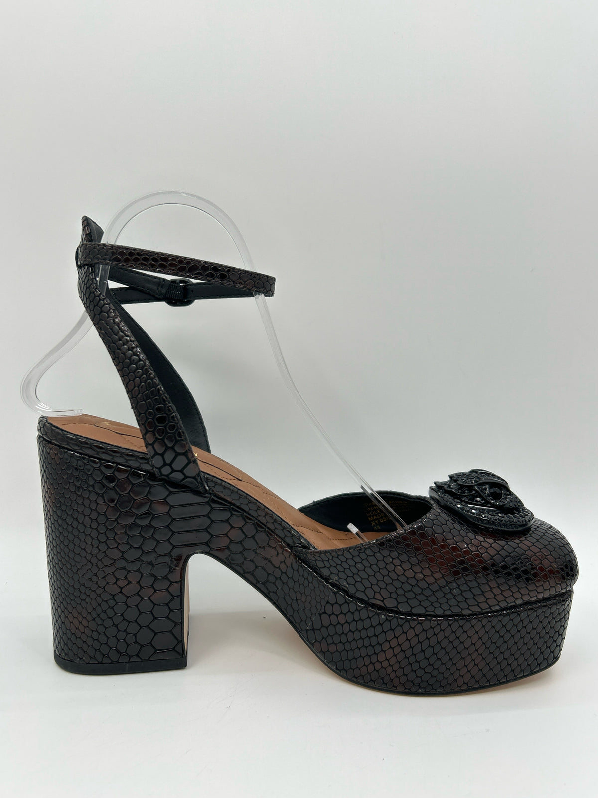 KURT GEIGER Size 41 Brown and Black Women Pumps