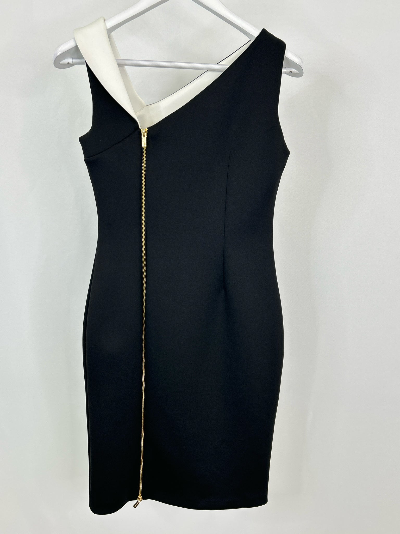 CALVIN KLEIN Size 4 Black and White Women Dress