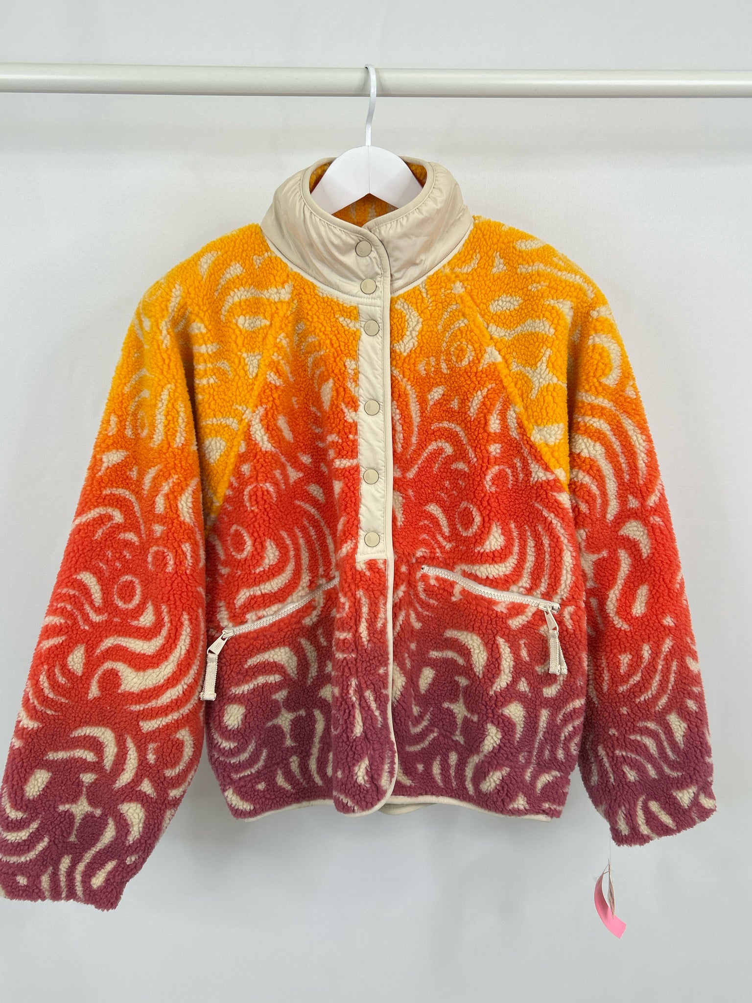 FP Movement Size M Yellow and Orange Women Pullover