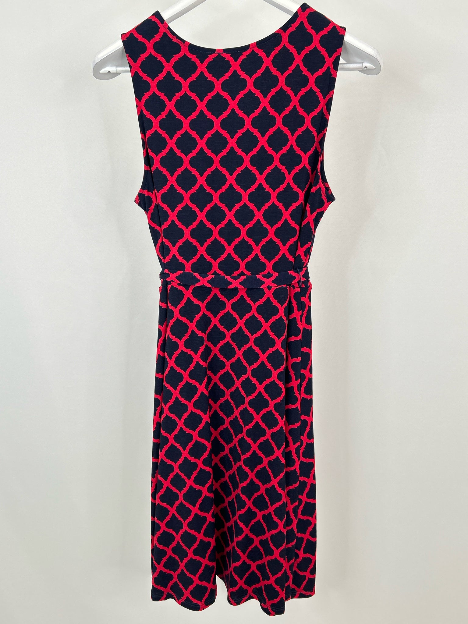 41 HAWTHORN Size L Red & Navy Women Dress NWT