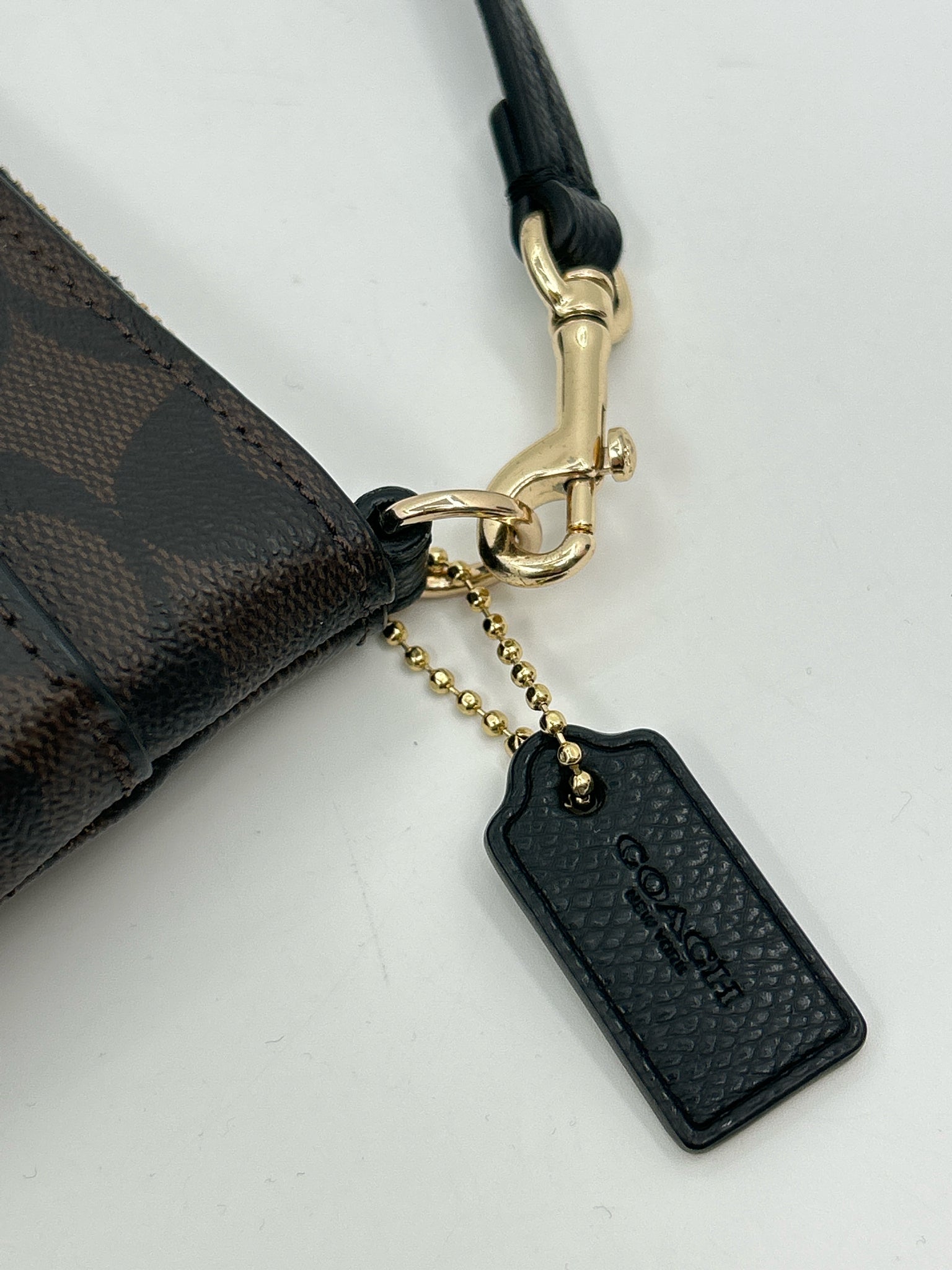 COACH BROWN MONOGRAM Women Wristlet