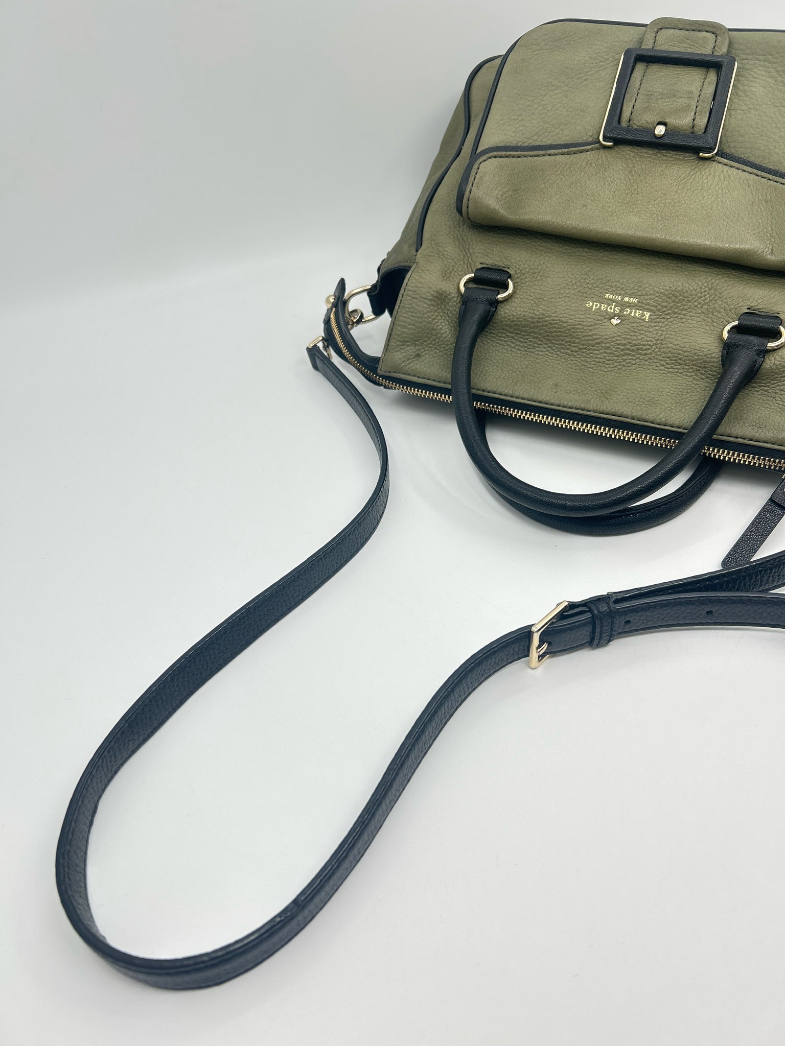 KATE SPADE OLIVE AND BLACK Women Purse