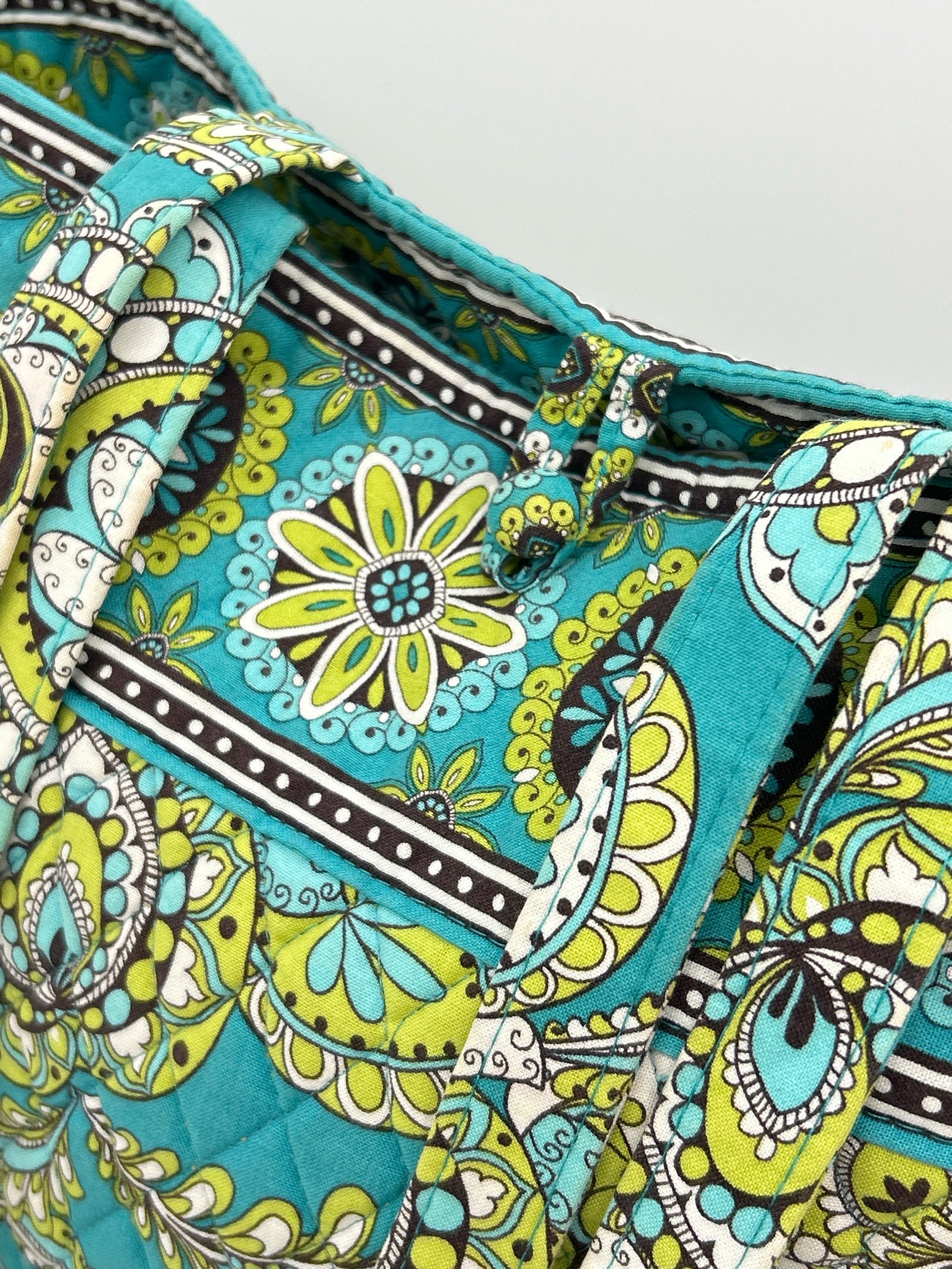 VERA BRADLEY Teal and green Women Tote