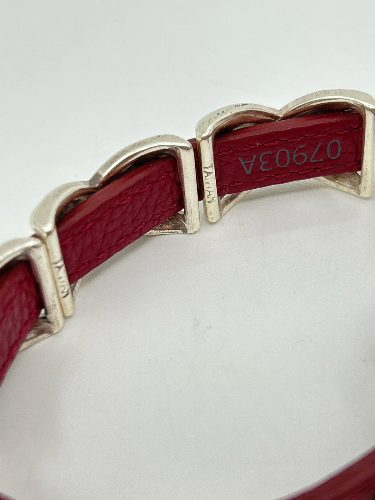 BRIGHTON Red & Silver Bracelet