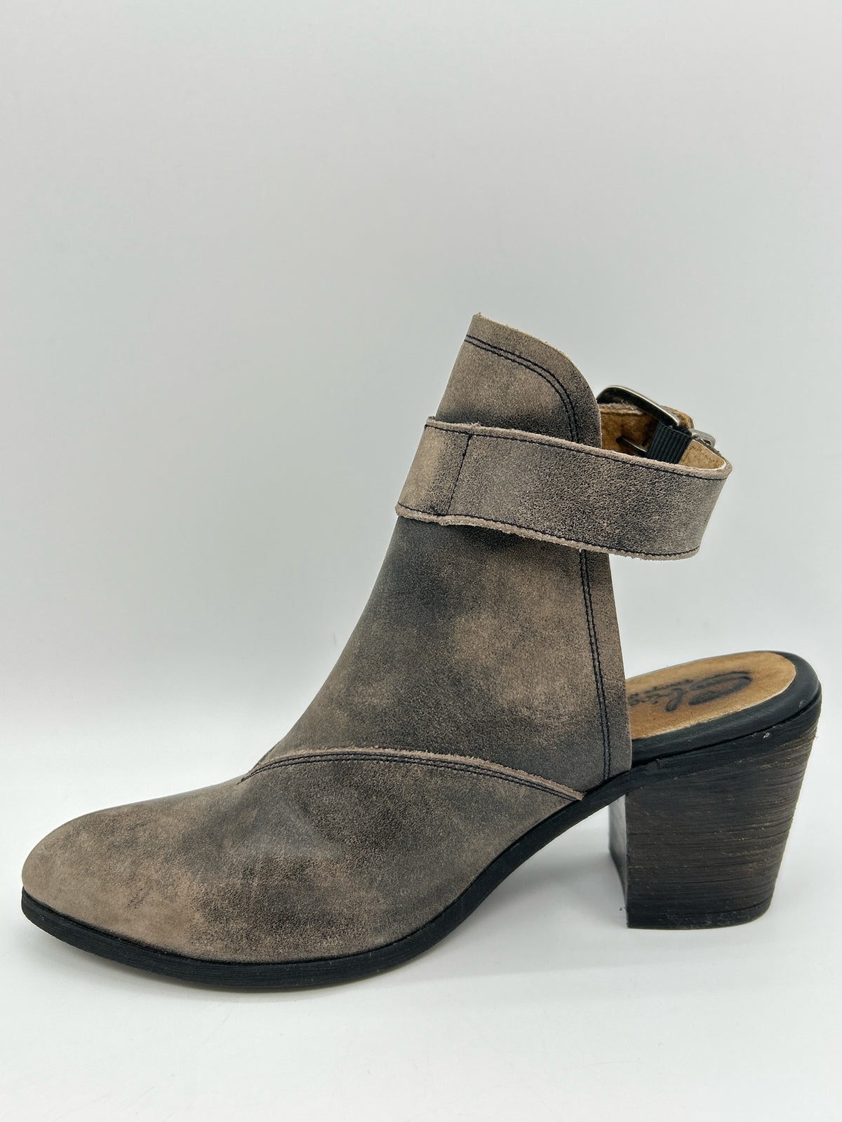 SBICCA Size 7 Charcoal Women Booties