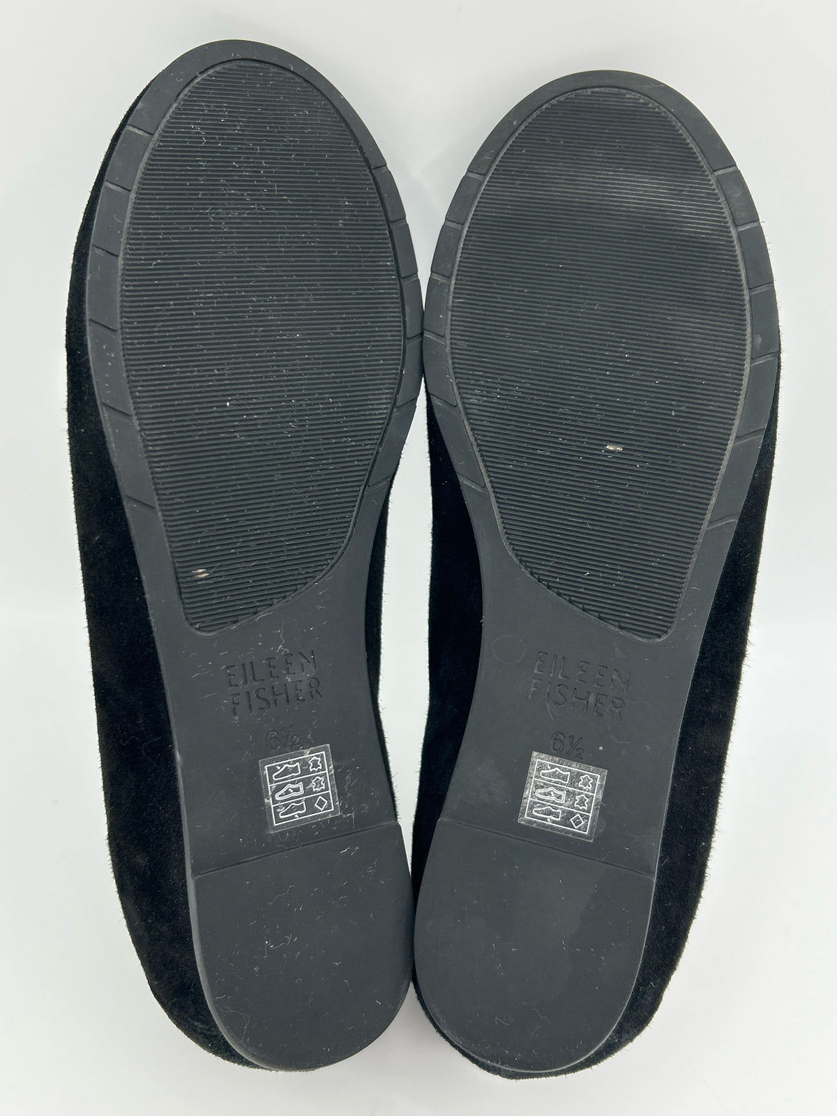 EILEEN FISHER Size 6.5 Black Women Flats
