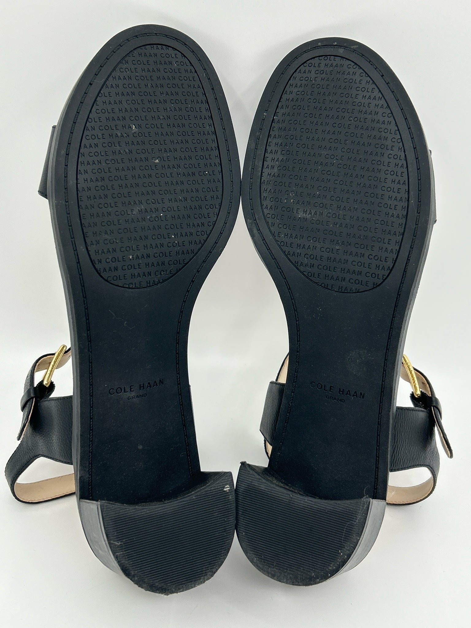 COLE HAAN Size 9.5B Black Women Sandal