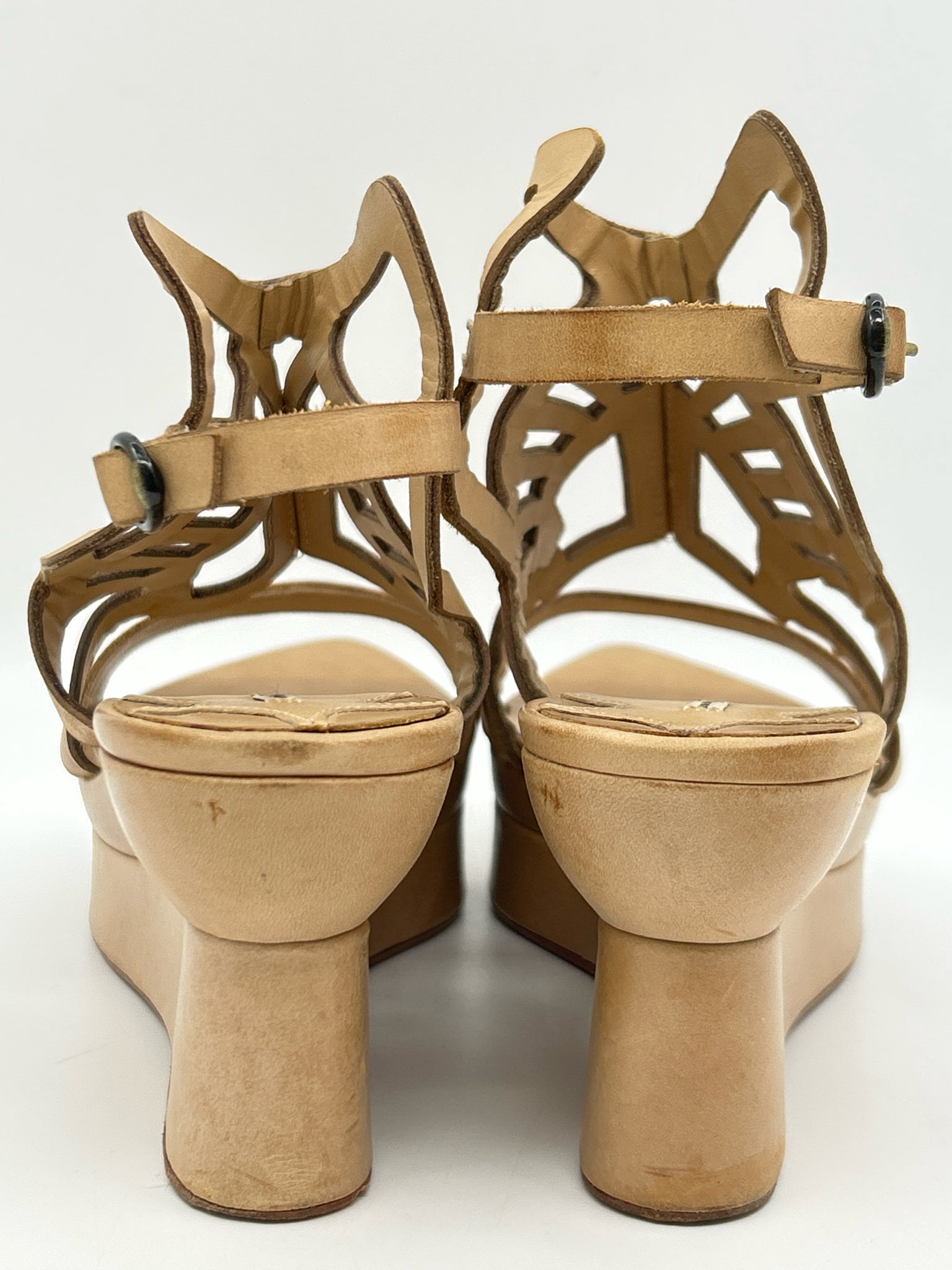 LEON MAX Size 8.5 Tobacco Women Sandal