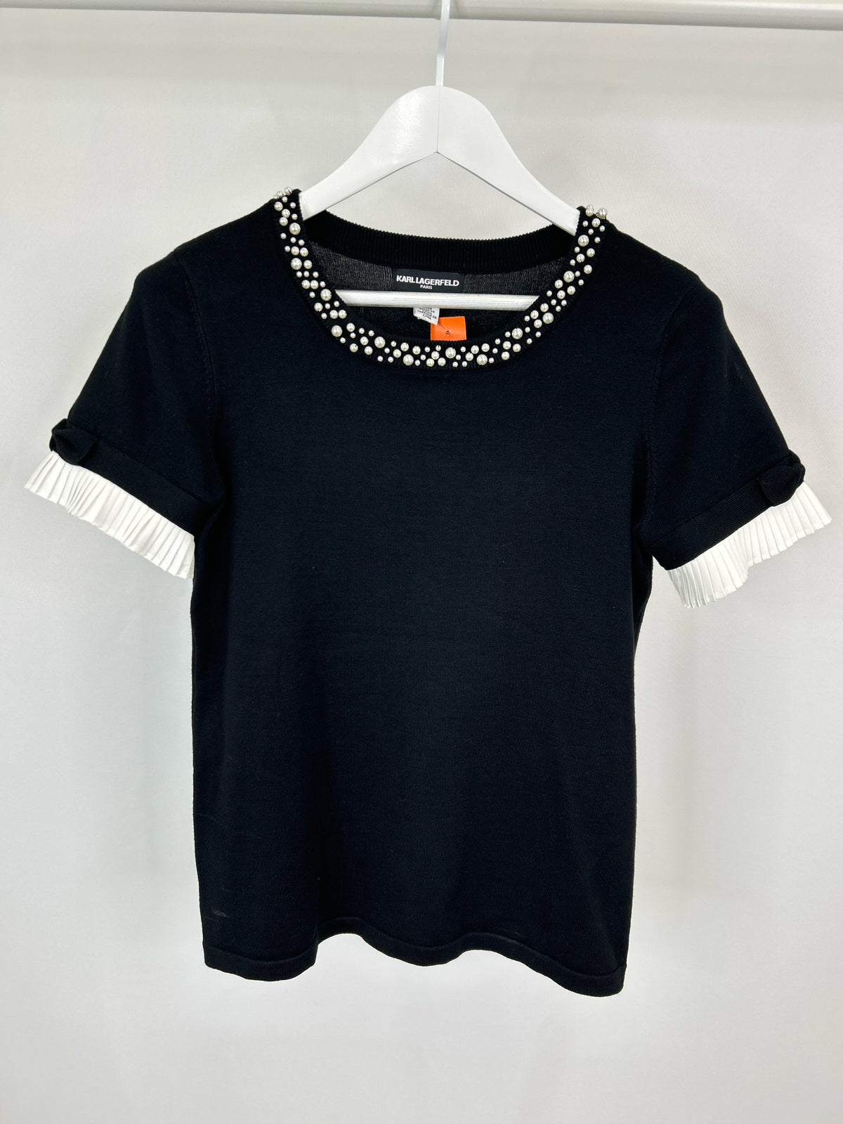 KARL LAGERFELD Size S Black Women Top