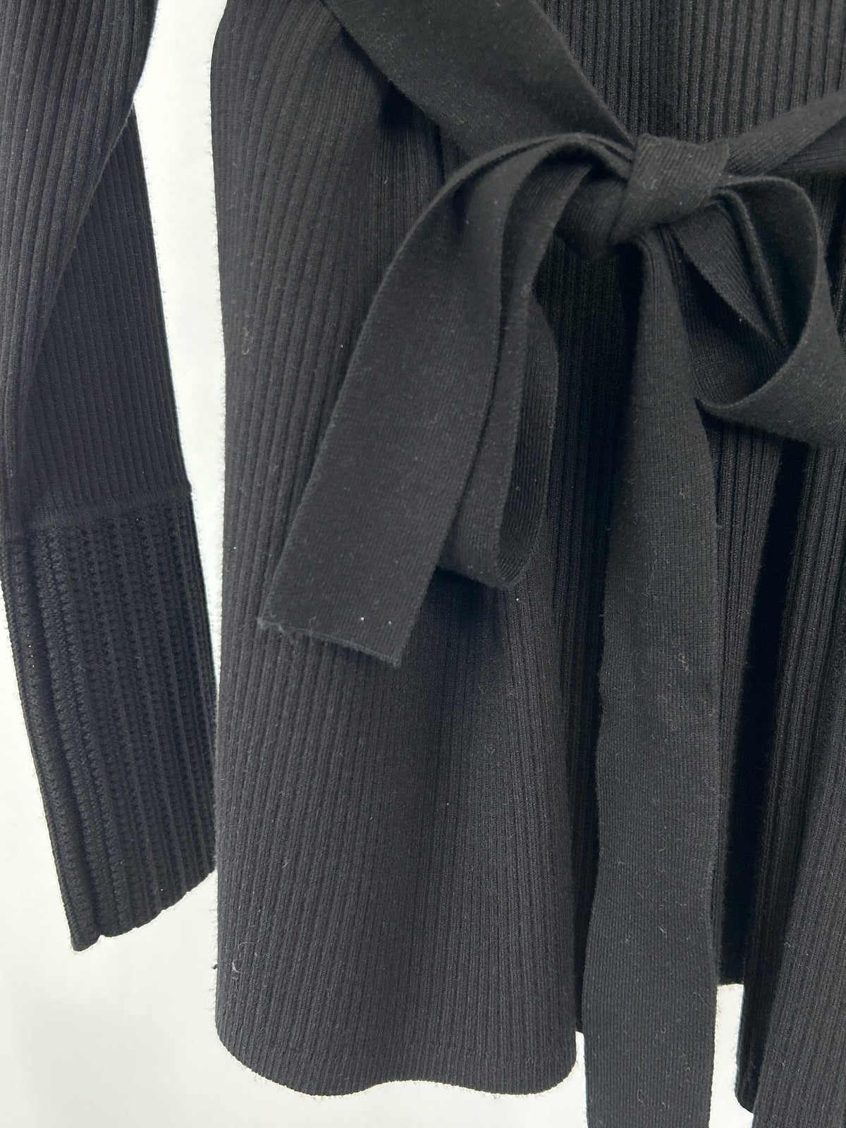 White House Black Market Size L Black Women Cardigan NWT