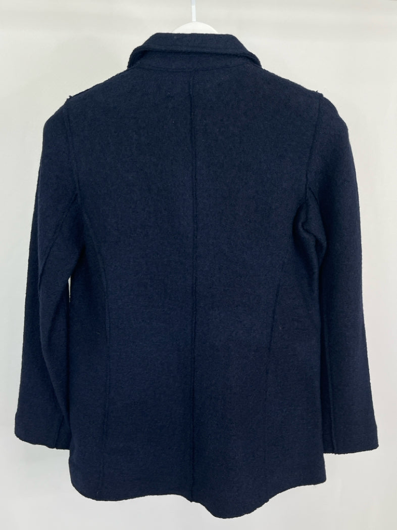 TALBOTS Women Size 0P Navy Jacket