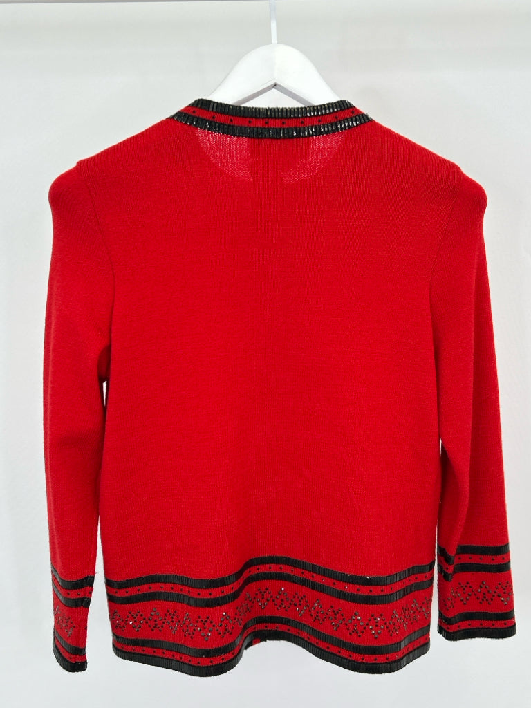 Toula Size 4P Red Women's Cardigan