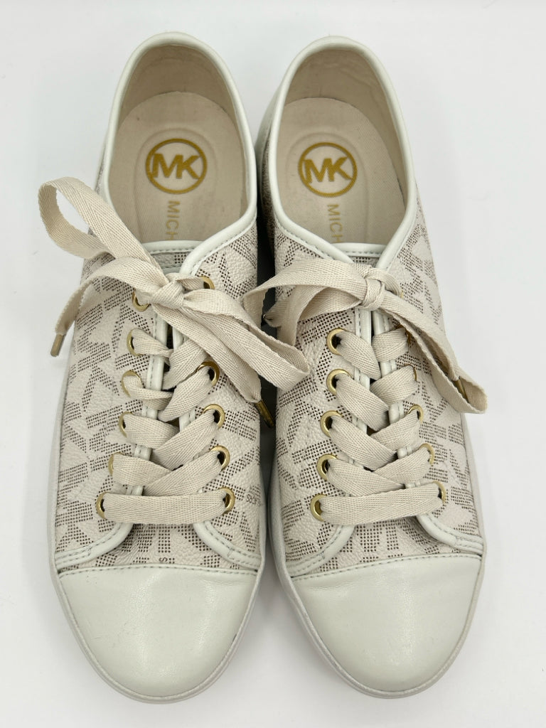 MICHAEL KORS Women Size 7 Ivory Sneakers