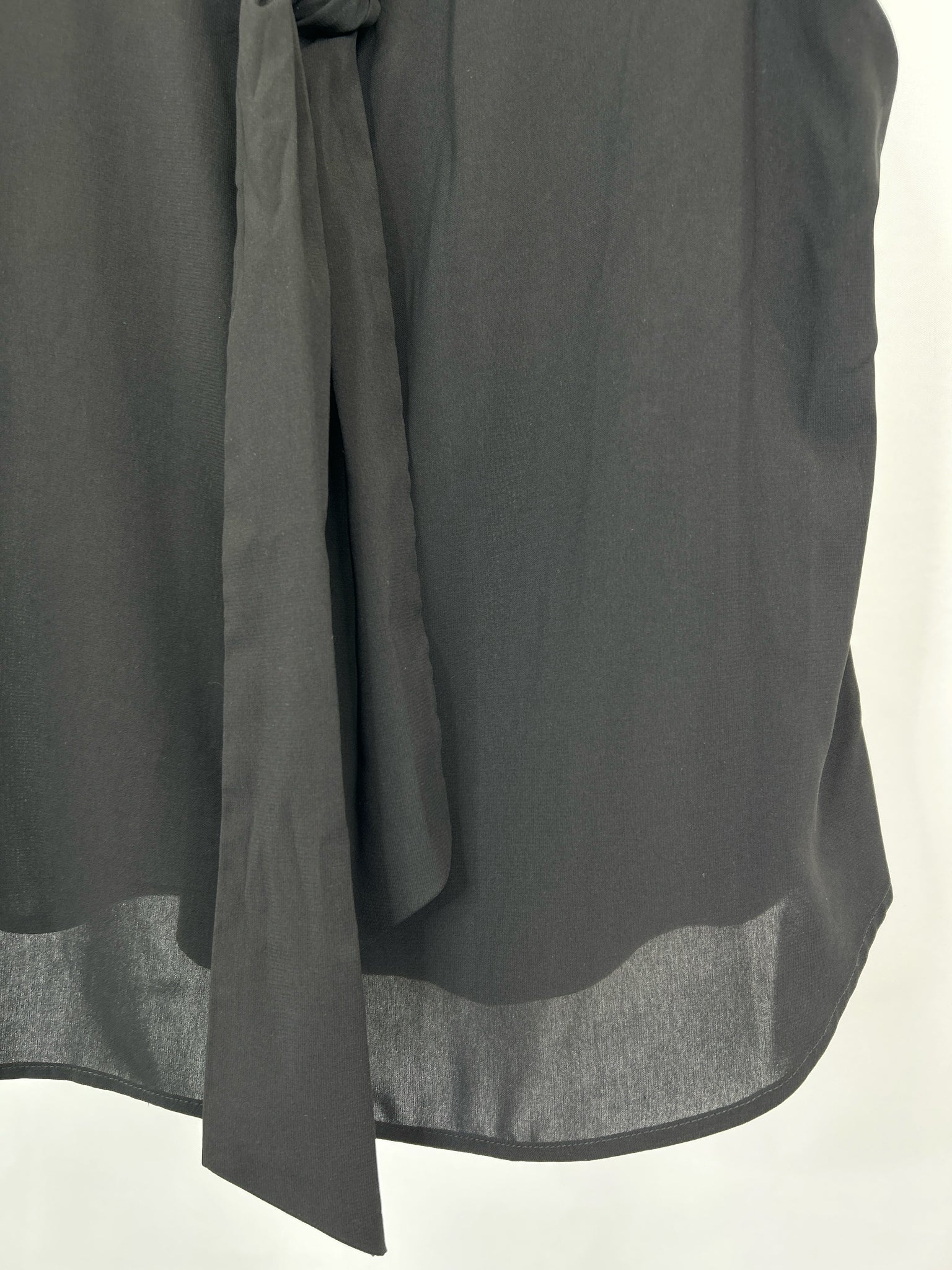 CALVIN KLEIN Size L Black Women Blouse