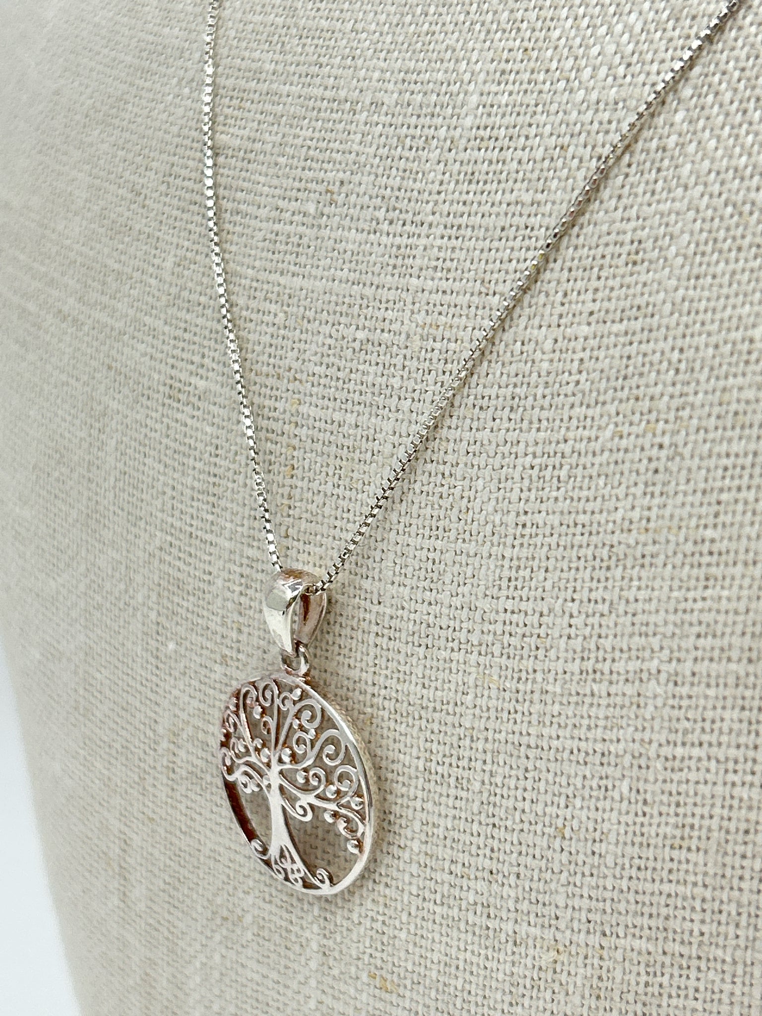 DON'S FINE JEWELRY sterling silver Necklace + Earrings Set