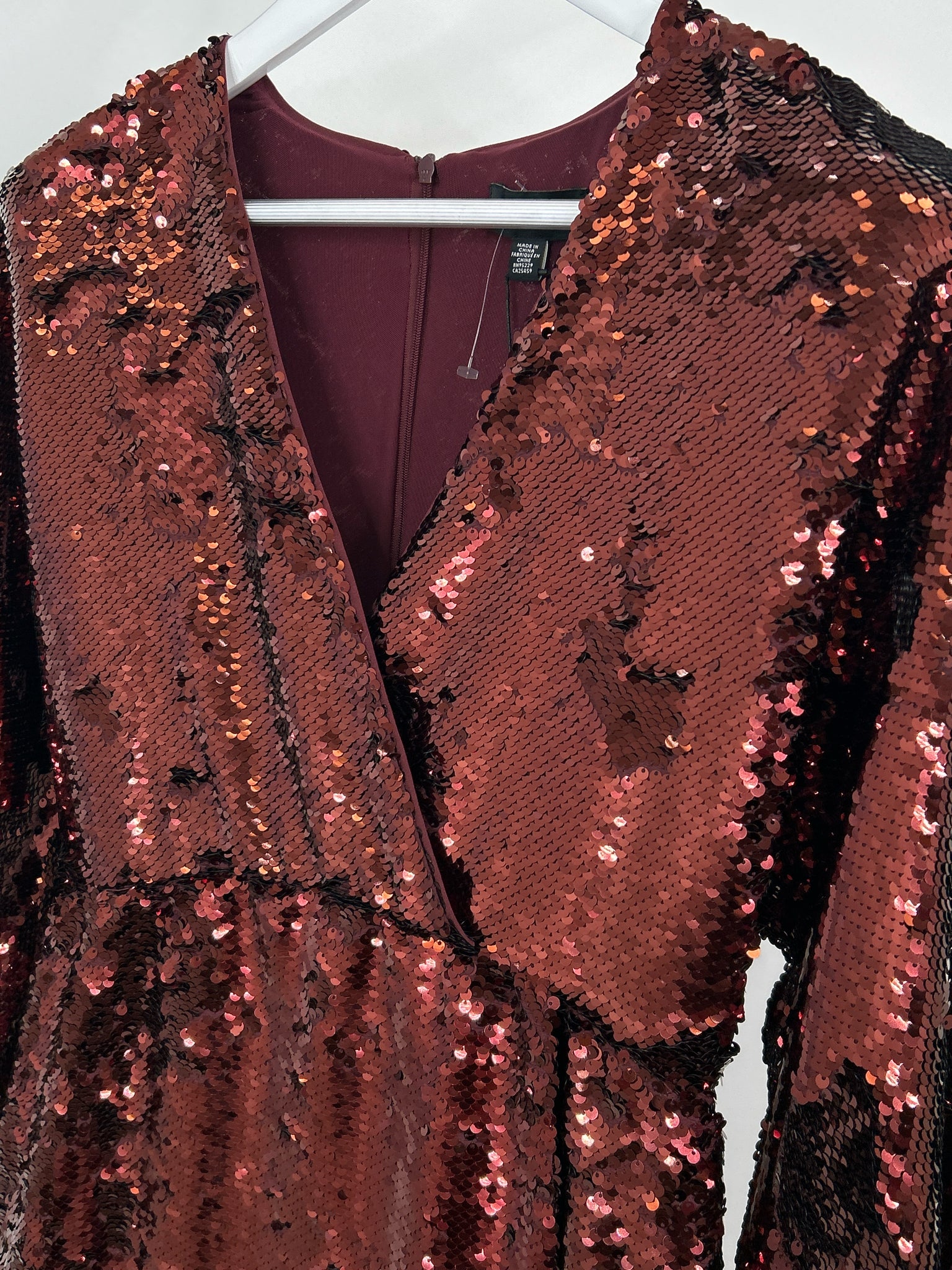 TED BAKER Size 2/US Size 6 Wine Women's Women Dress NWT