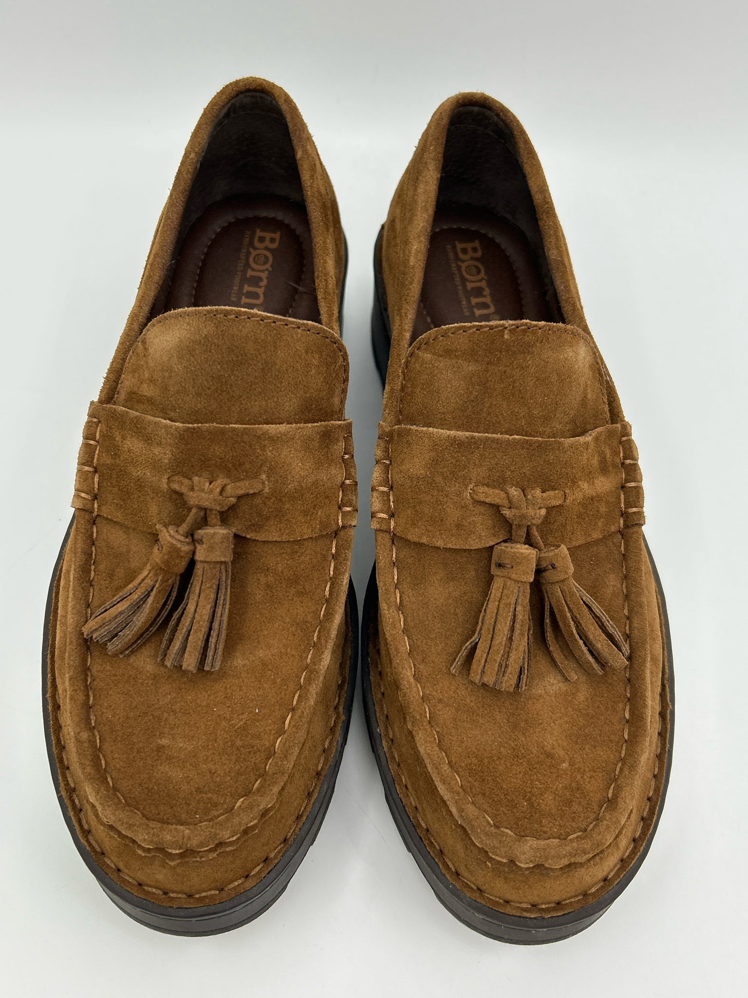 BORN Size 8M Brown Women Loafer