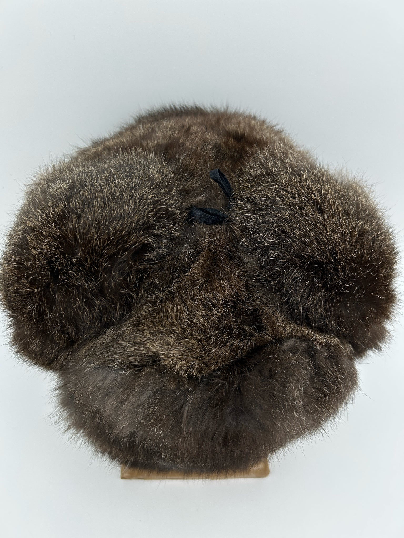 NO BRAND One Size Brown Women Fur Hat