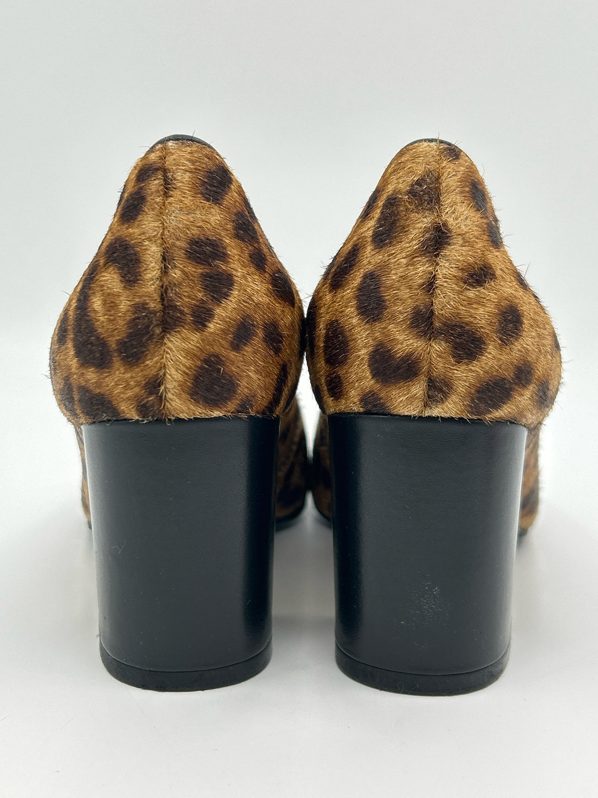 JOHNSTON & MURPHY Size 8M Brown Print Women Pumps