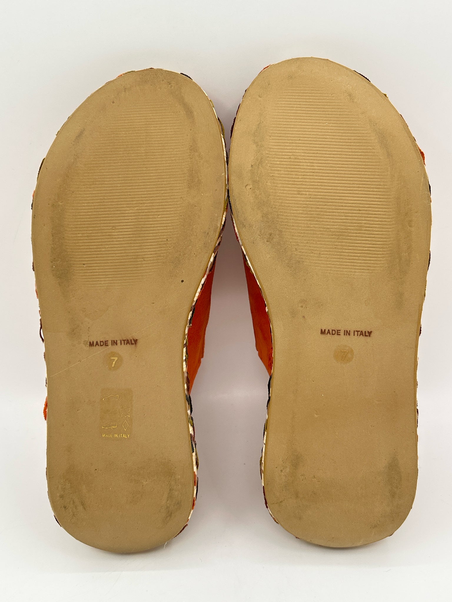 DONALD PLINER Size 7 Orange Women Sandal