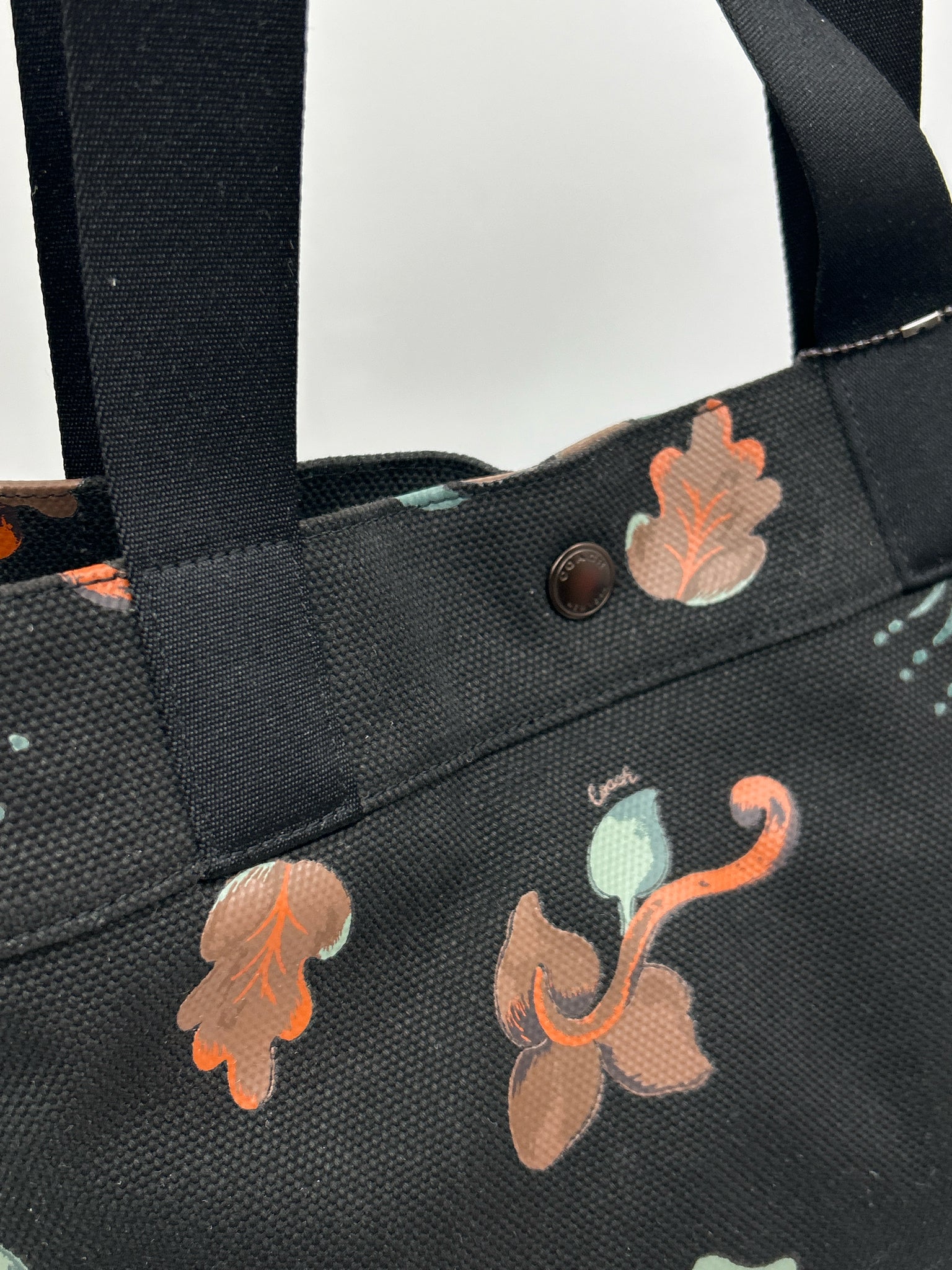 Coach Black Print Women Tote