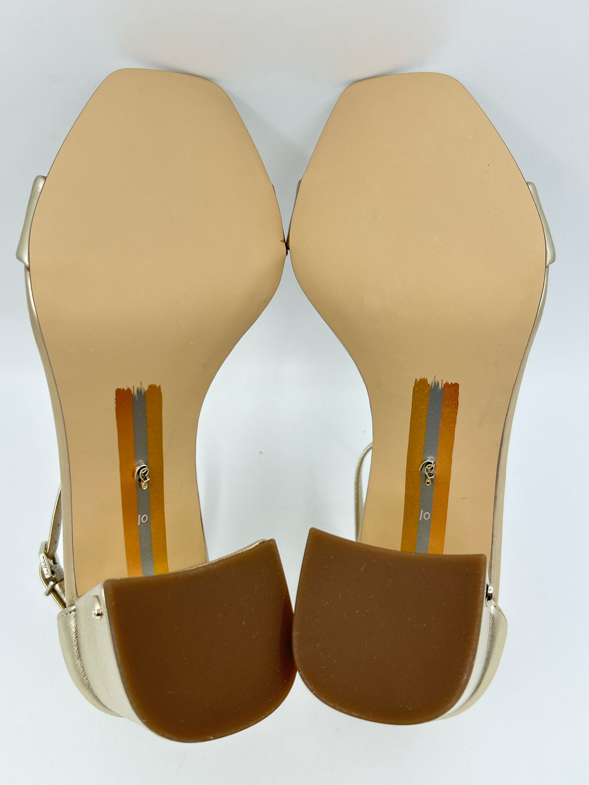 SAM EDELMAN Size 10 gold metallic Women Sandal