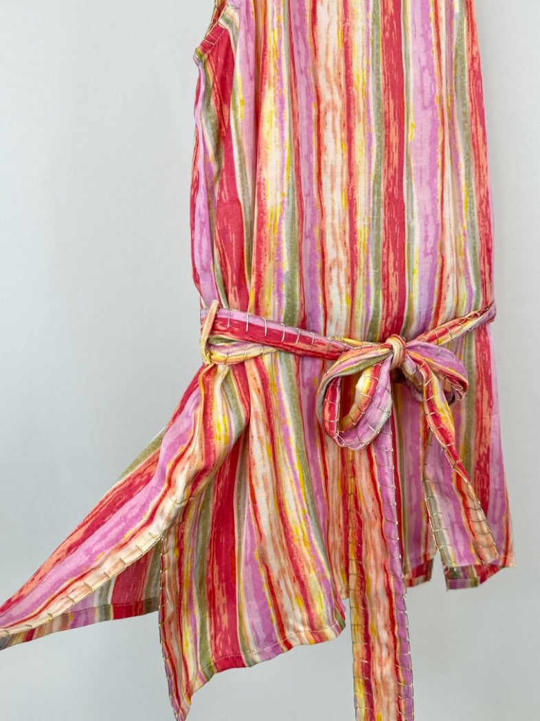 NEKANE NKN Size XS Pink Striped Women 2-Piece w/pants
