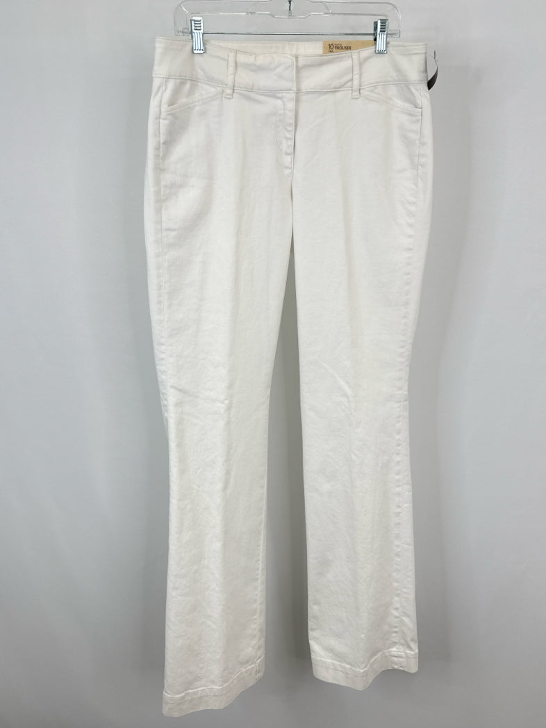 LOFT Size 10T white denim Women jeans