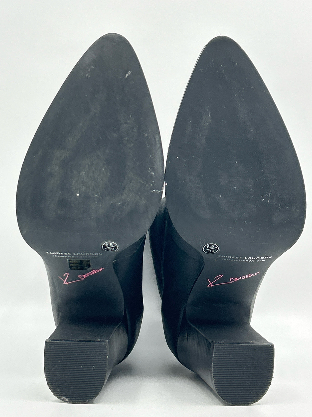 KRISTIN CAVALLARI Size 8.5 Black Women Booties