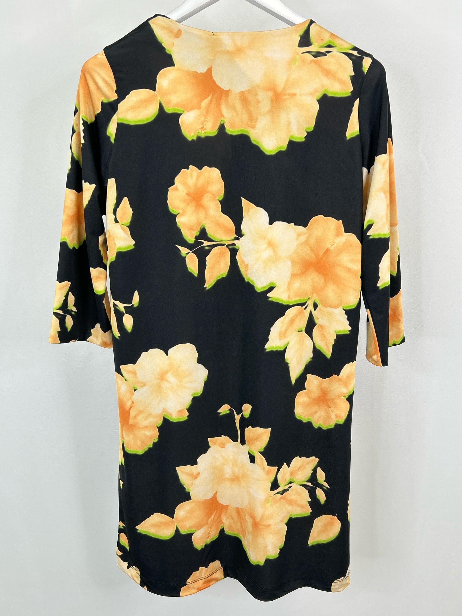 NALLY & MILLIE Size S/M Black and Peach Women Dress