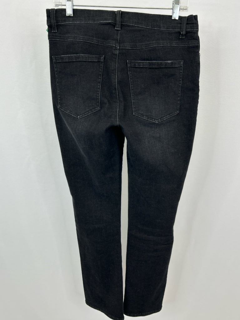 CABI Women Size 8 BLACK DENIM jeans