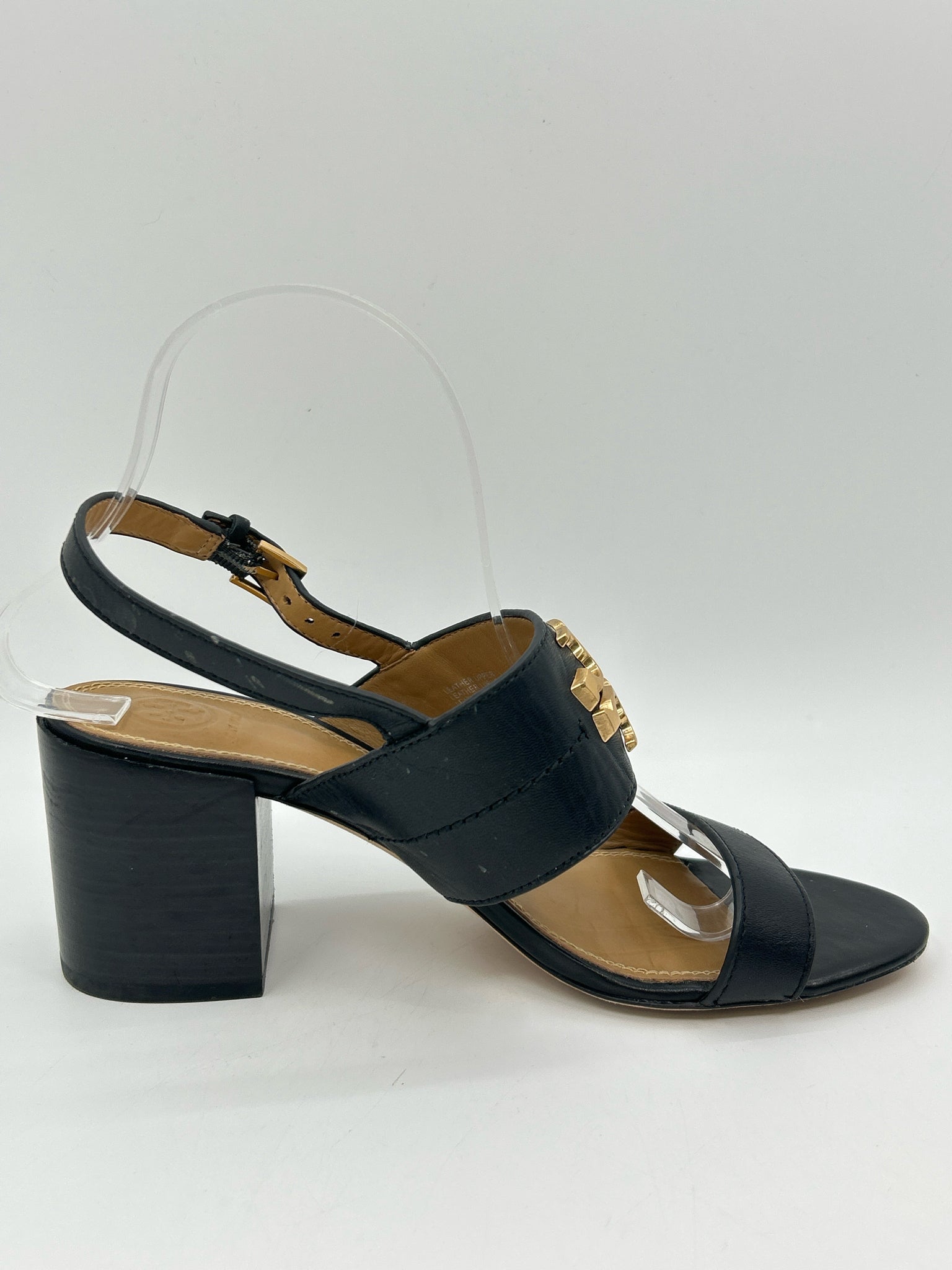 TORY BURCH Size 8.5M Black Women Sandal