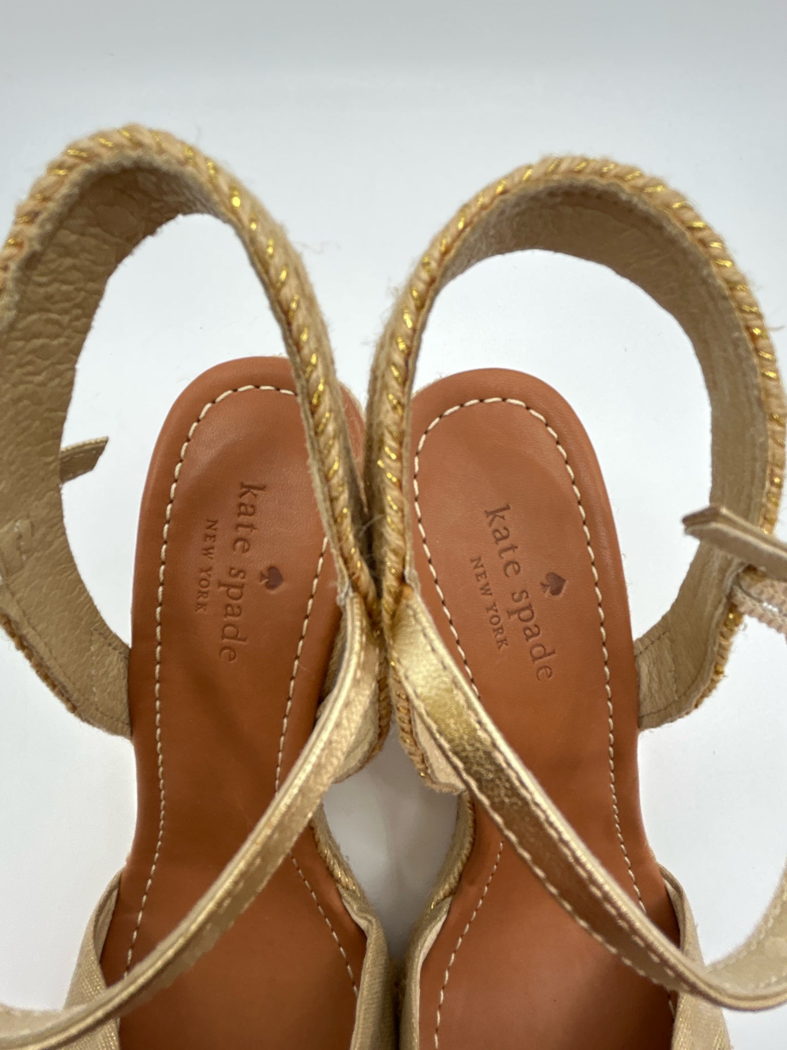 KATE SPADE Size 8.5M Gold Women Sandal
