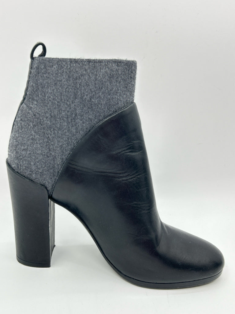 VINCE Women Size 8M Grey & Black Booties