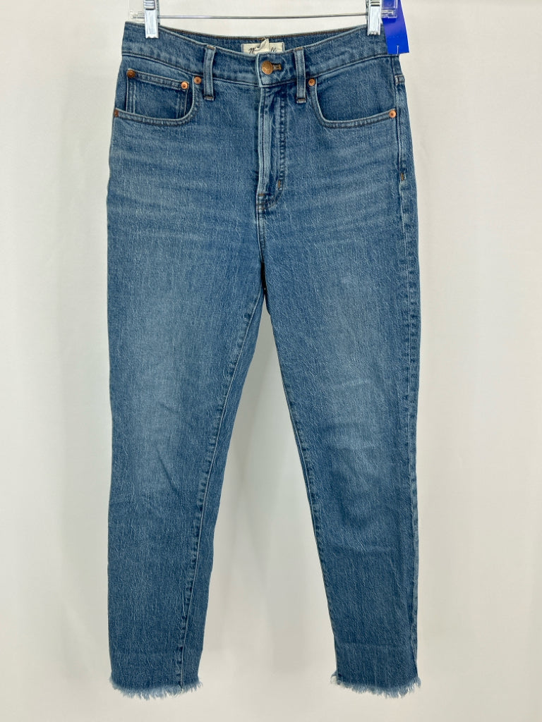 MADEWELL Women Size 27 BLUE DENIM jeans