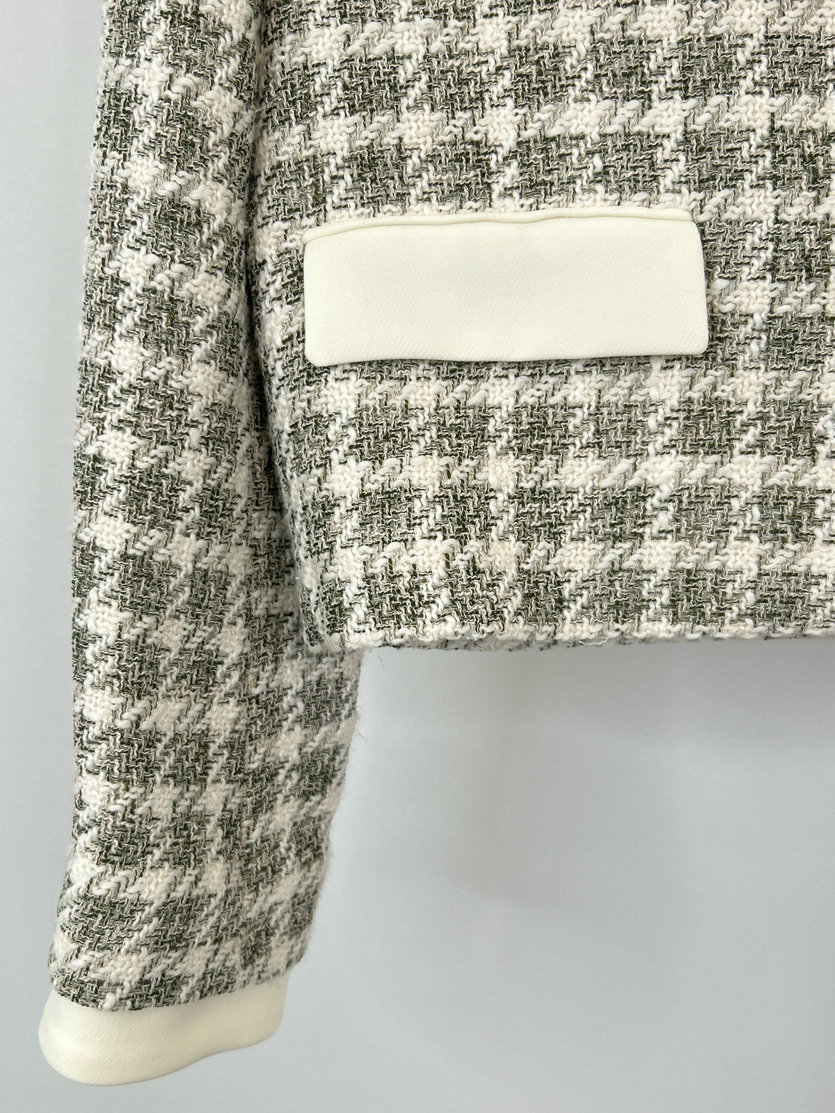 ZARA Size M IVORY AND BLACK Women Blazer