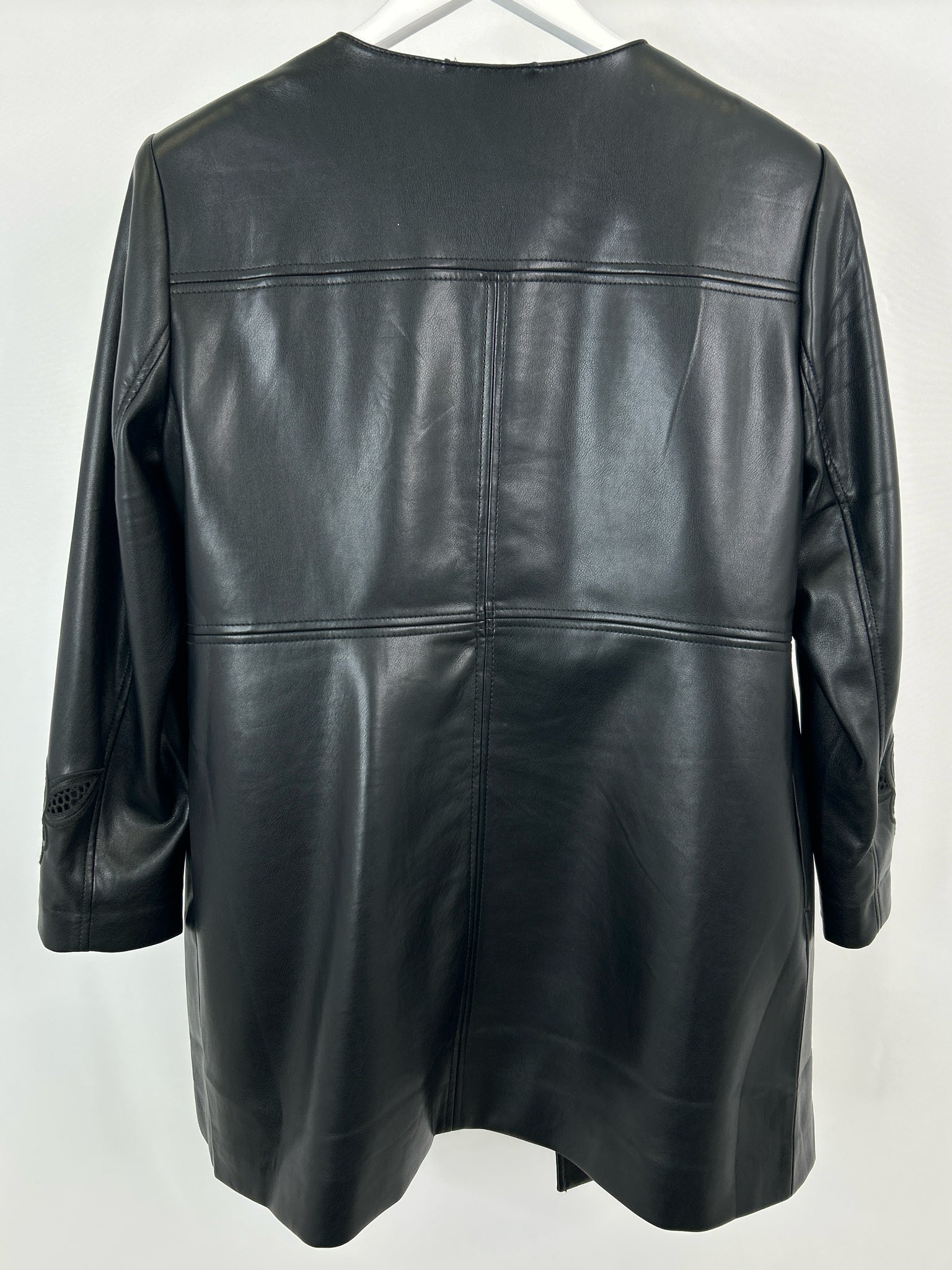 CHICO'S Size 12P Black Women Jacket